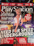 PLAYSTATION MAGAZINE ISSUE #71 NEED FOR SPEED UNDERGROUND
