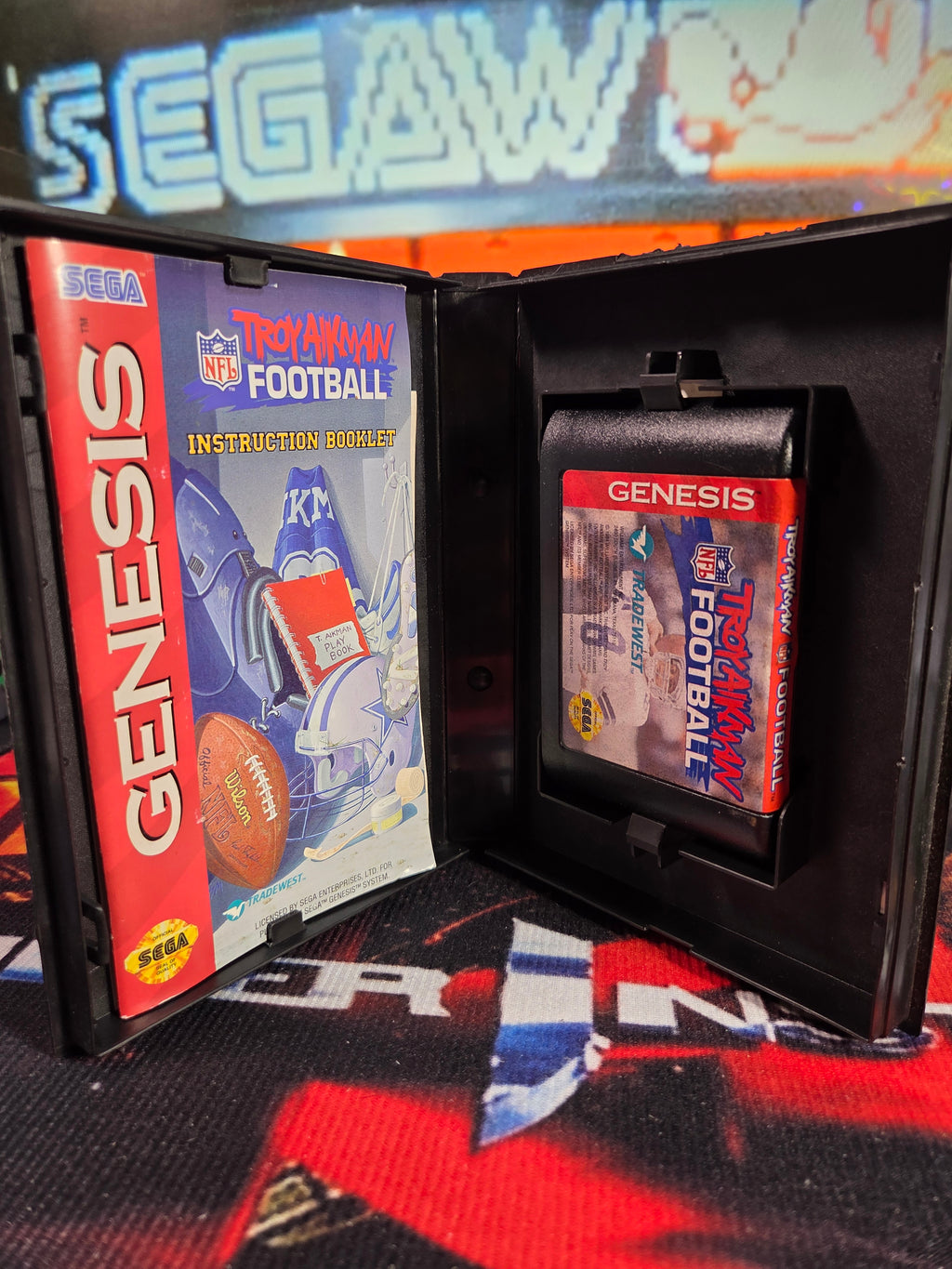 TROY AIKMAN FOOTBALL-SEGA GENESIS