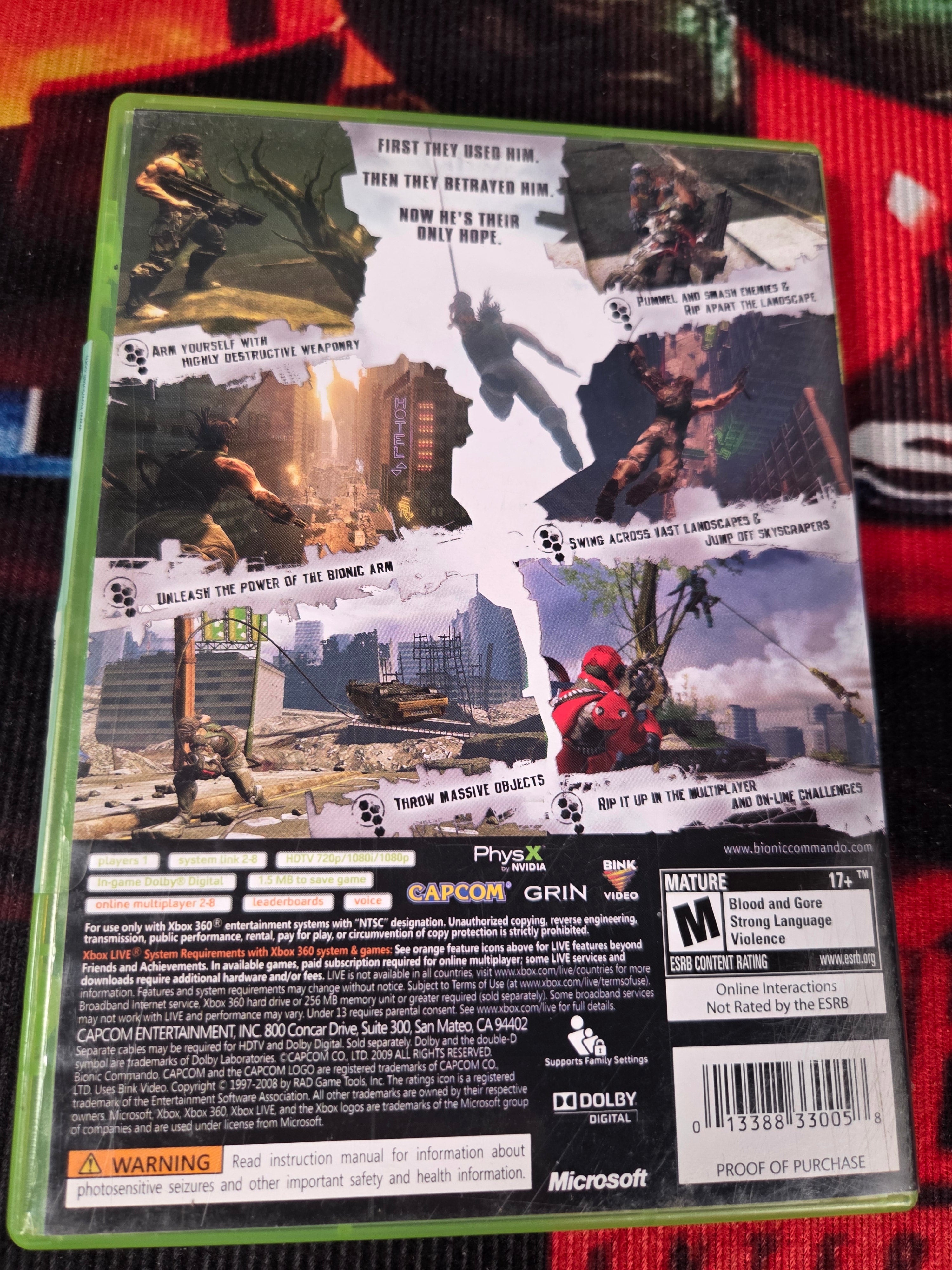 BIONIC COMMANDO-XBOX 360