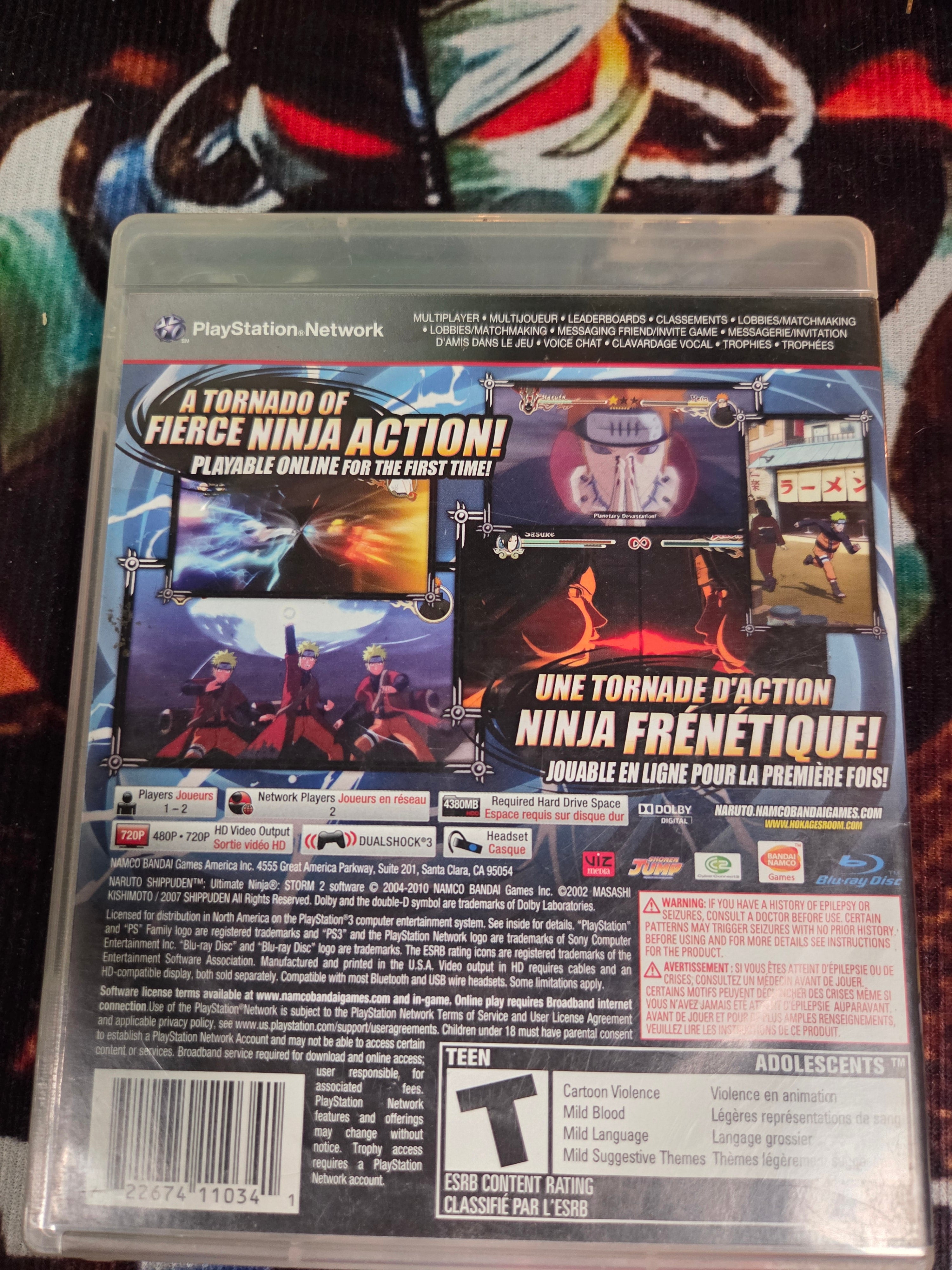 NARUTO SHIPPUDEN ULTIMATE NINJA STORM 2-PS3
