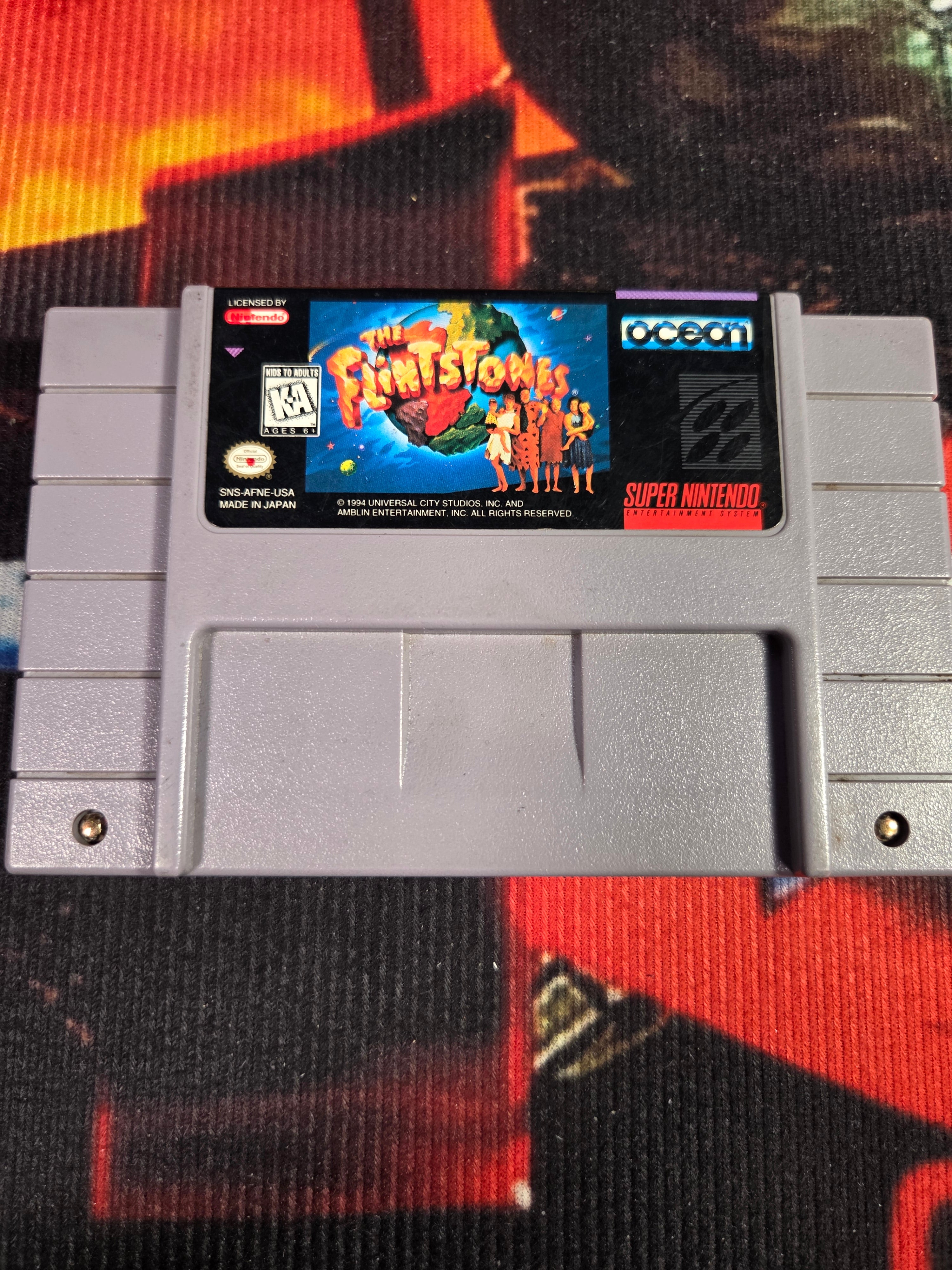THE FLINTSTONES-SNES