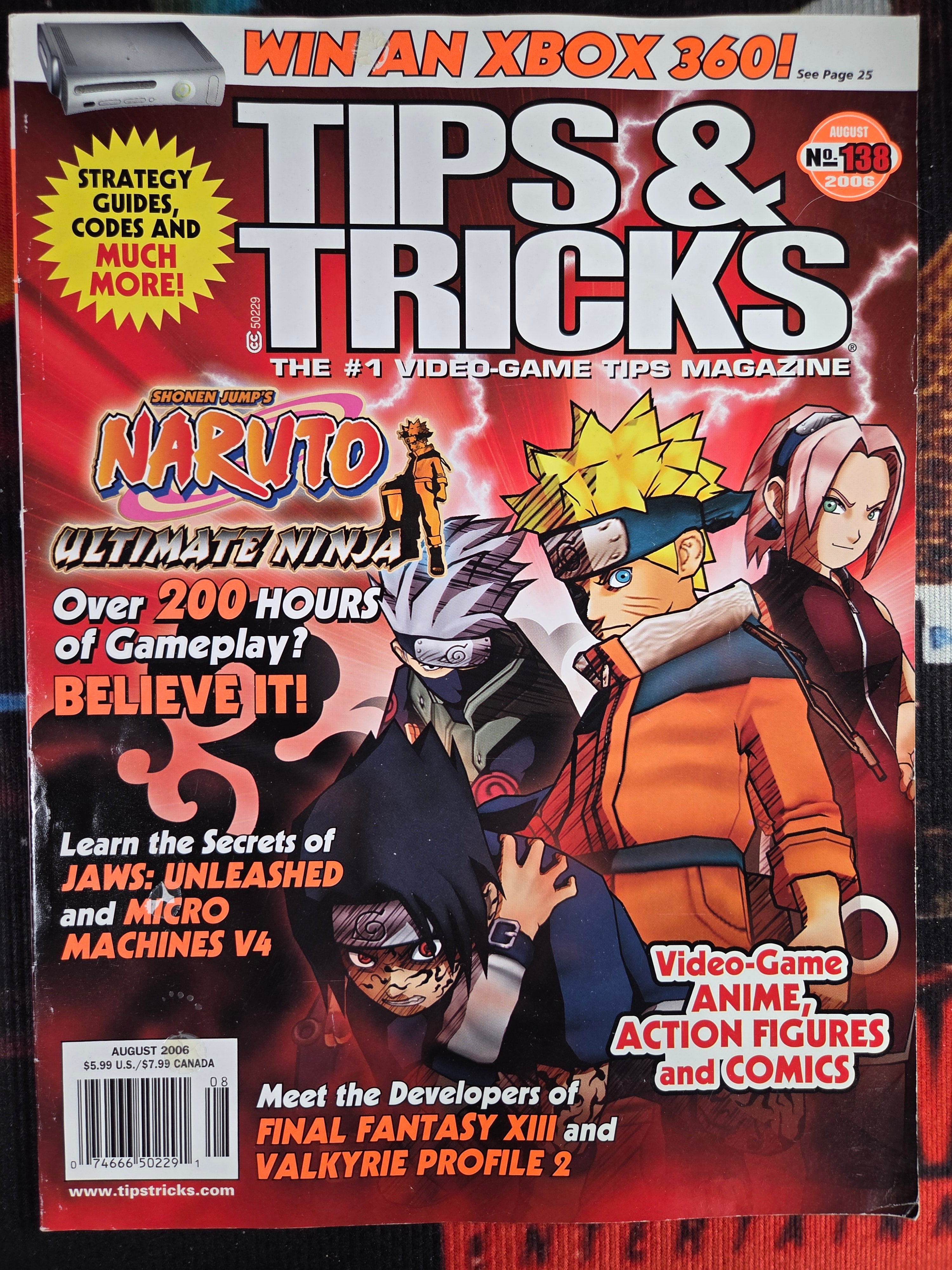 TIPS & TRICKS MAGAZINE #138 NARUTO ULTIMATE NINJA