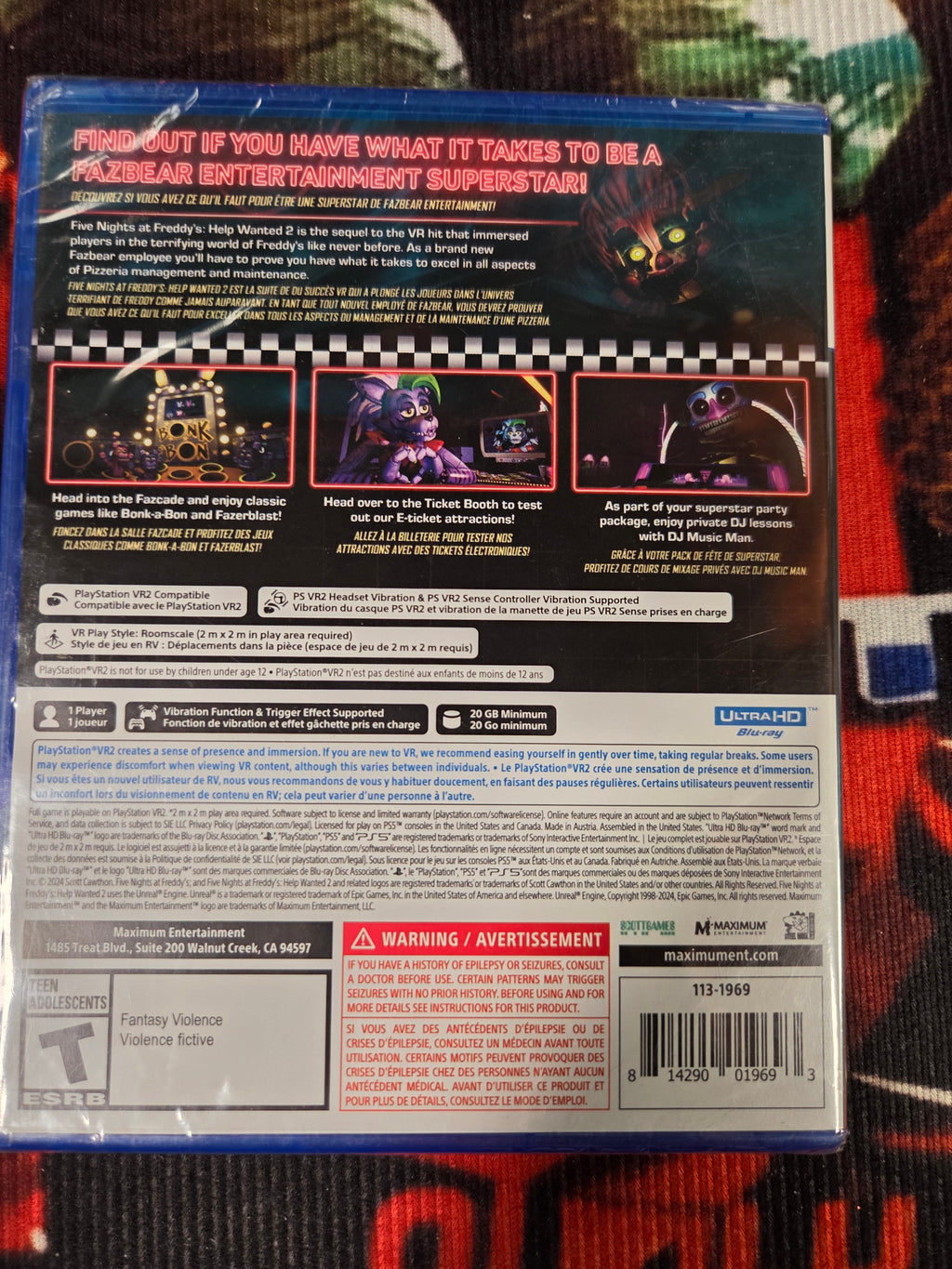 FIVE NIGHTS AT FREDDYS HEL WANTED 2-PS5