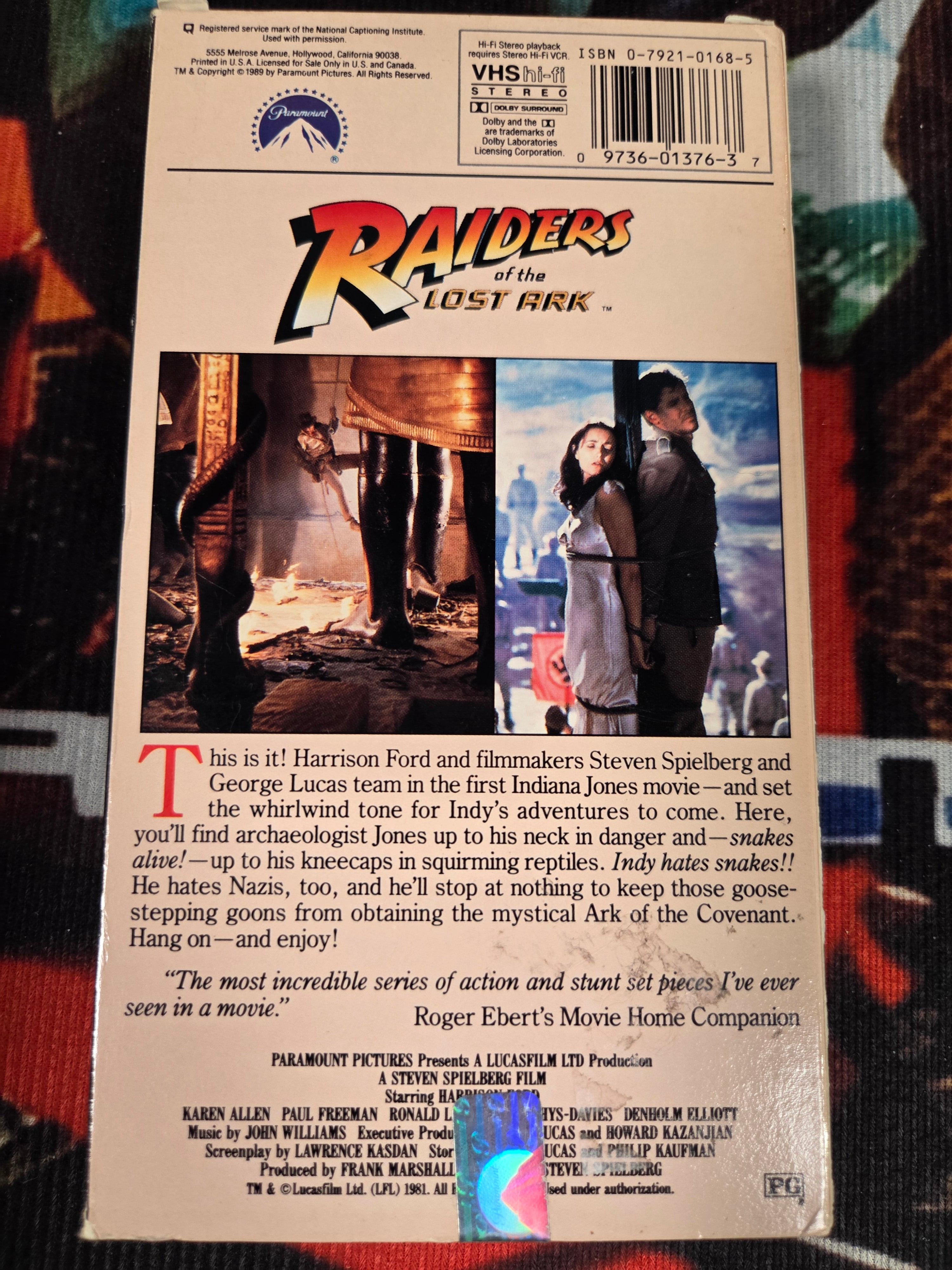 RAIDERS OF THE LOST ARK-VHS