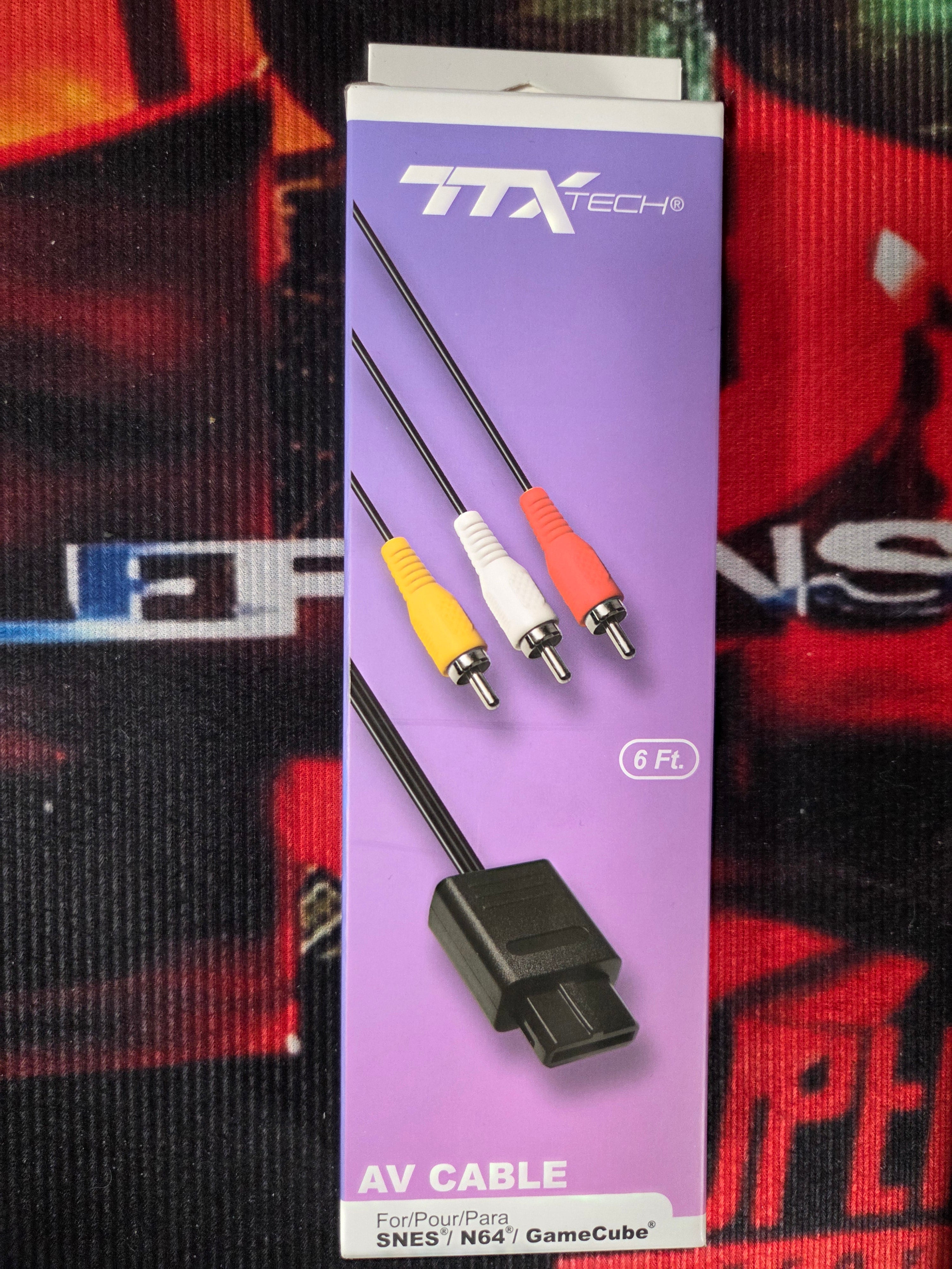 NEW AV CABLE FOR SNES/N64/GAMECUBE