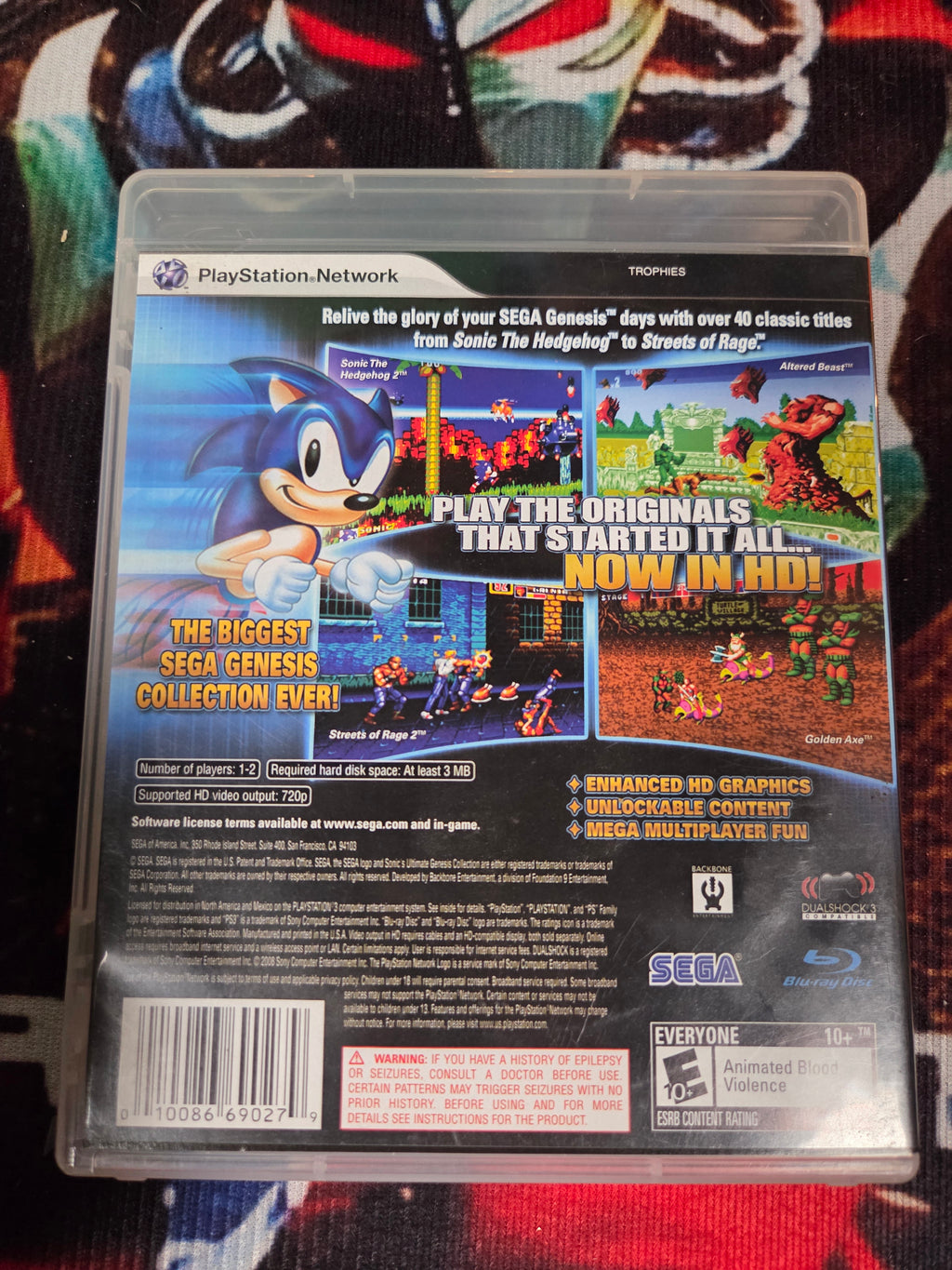 SONIC ULTIMATE GENESIS COLLECTION-PS3
