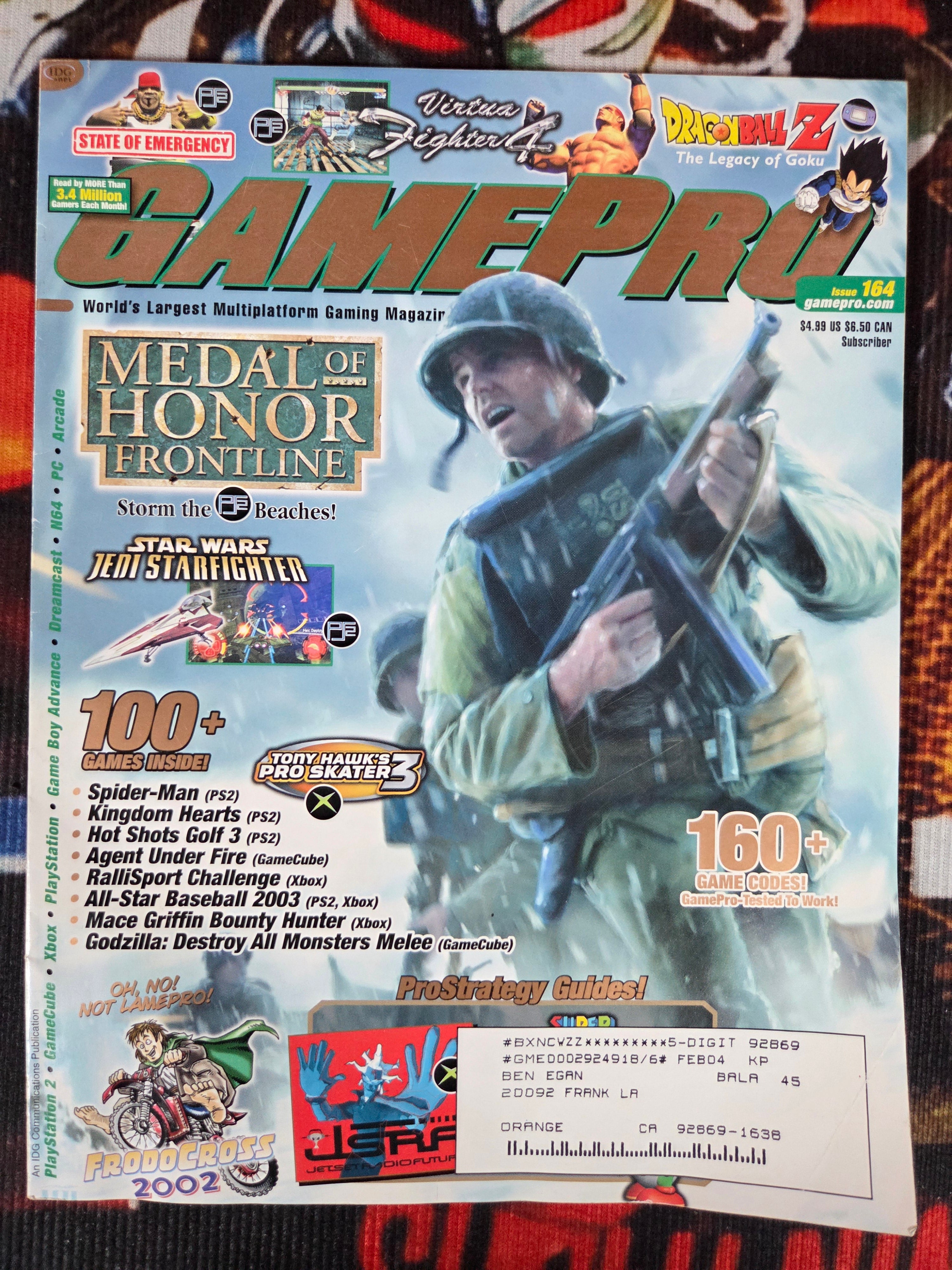 GMAEPRO MAGAZINE #164 MEDAL OF HONOR FRONTLINE