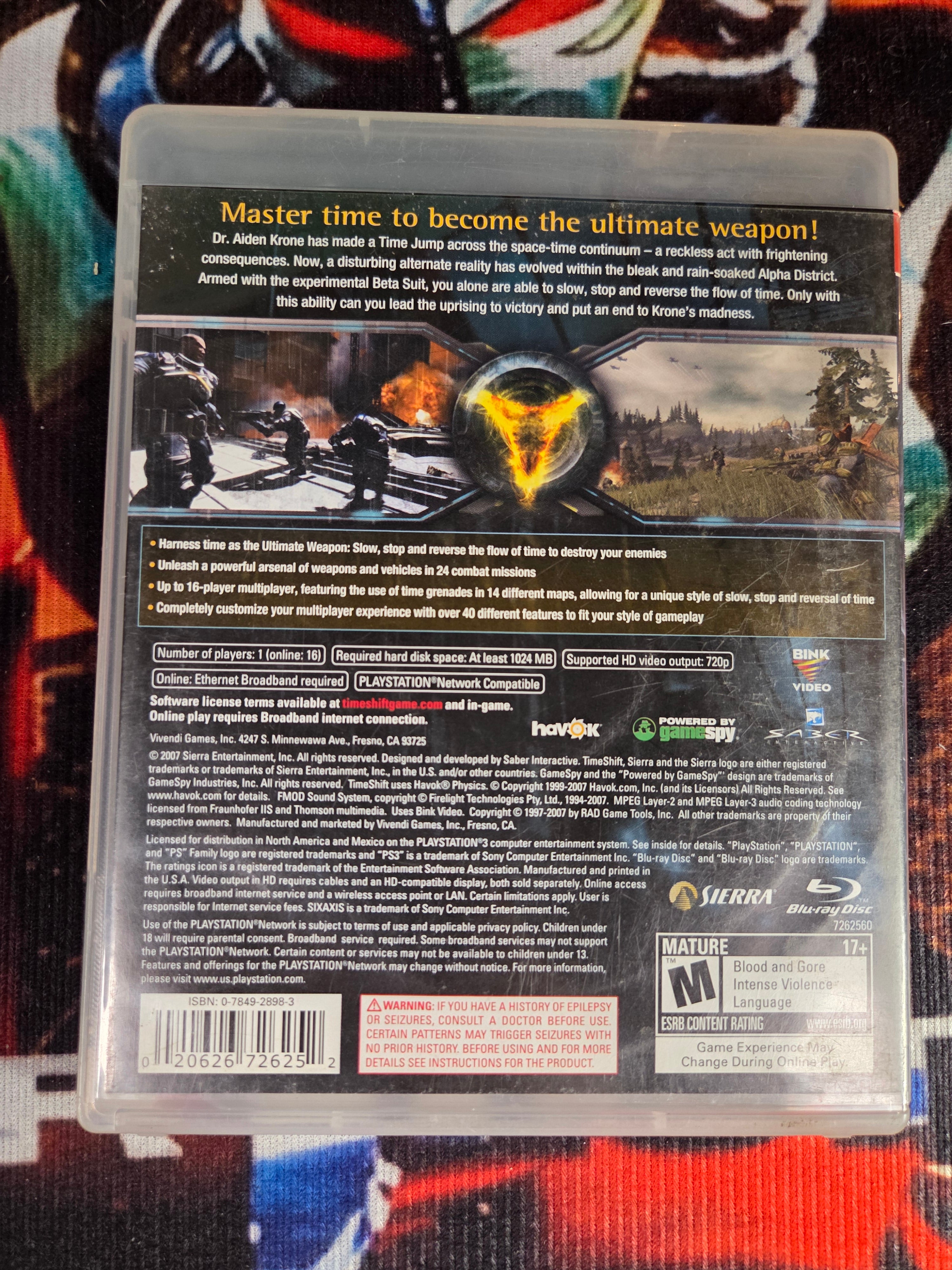 TIME SHIFT-PS3