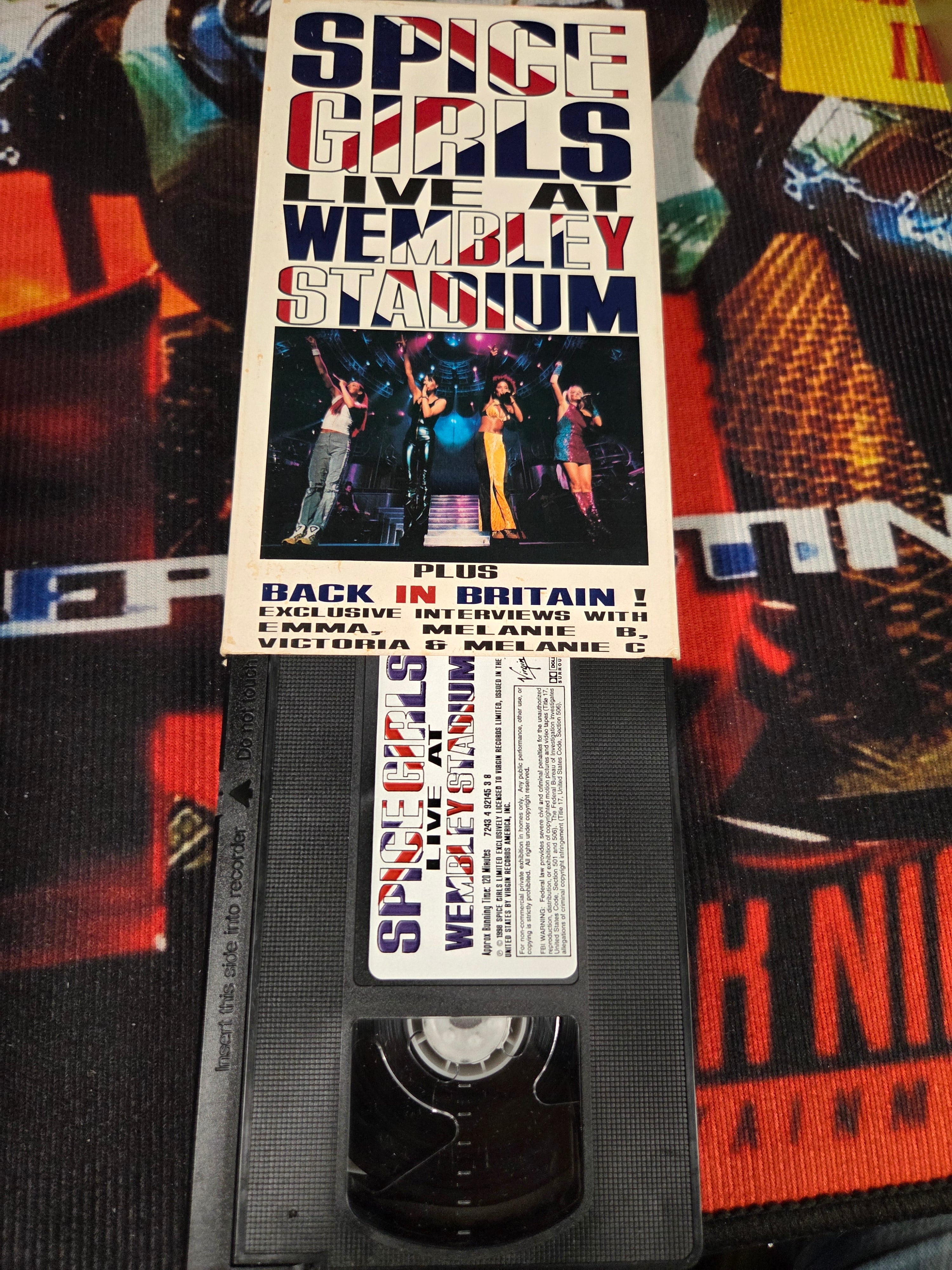 SPICE GIRLS LIVE AT WEMBLEY STADIUM-VHS