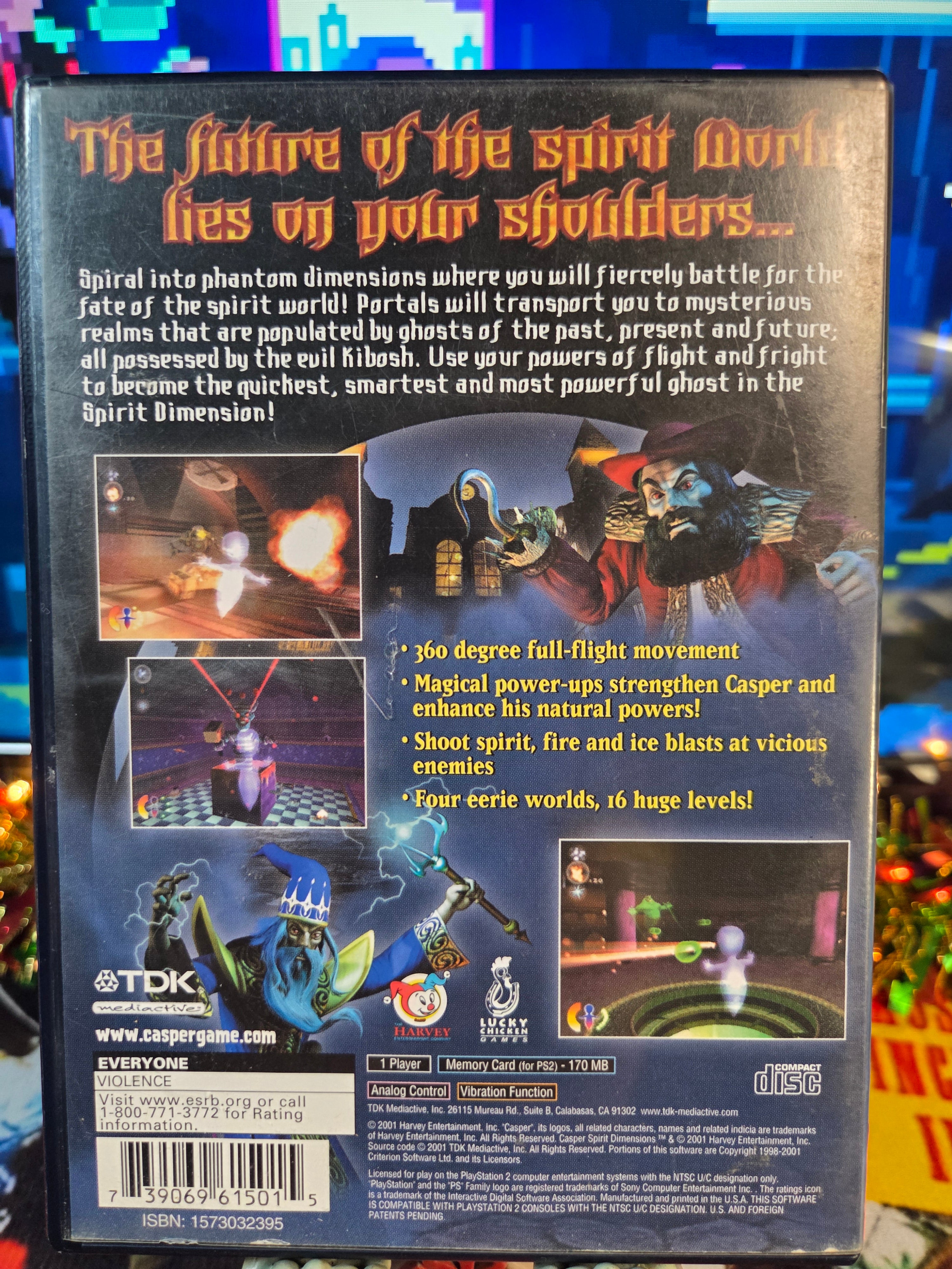 CASPER SPIRIT DIMENSIONS-PS2