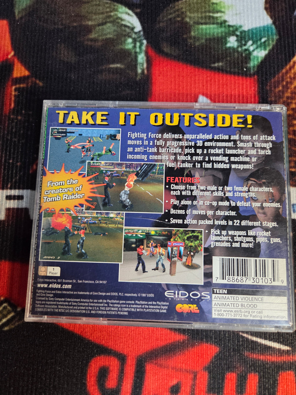 FIGHTING FORCE-PS1