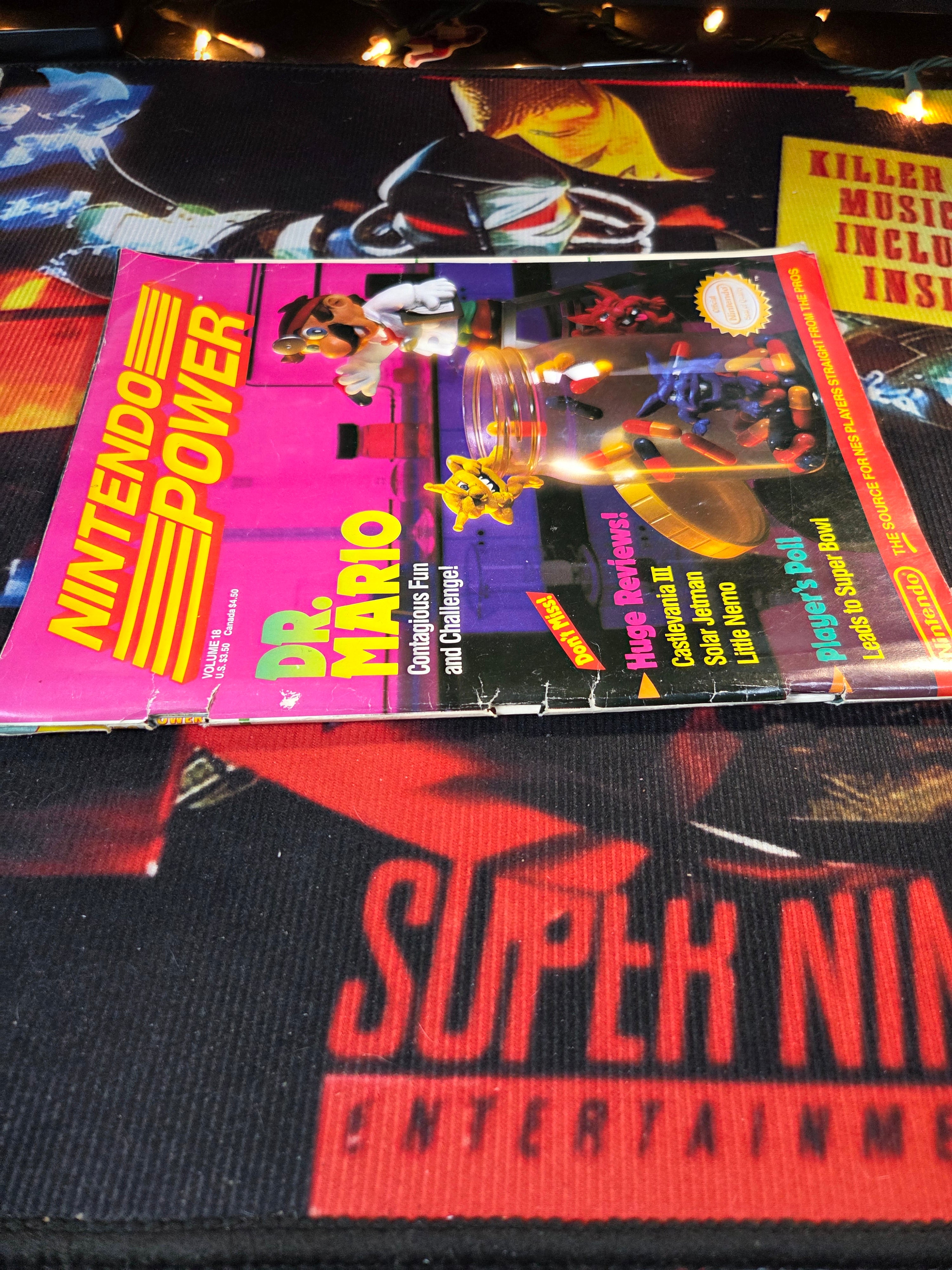 NINTENDO POWER VOL 18 DR MARIO