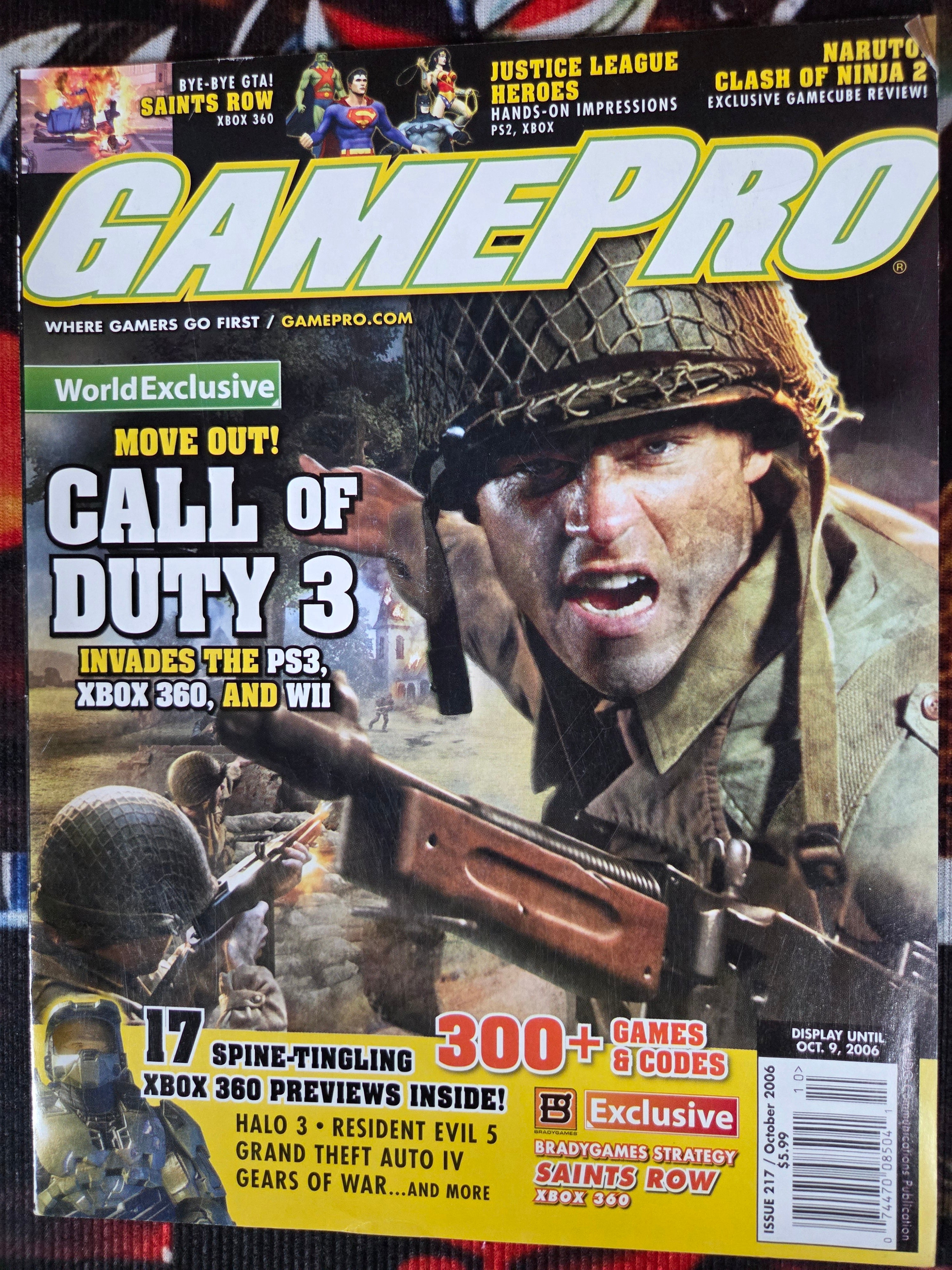 GAMEPRO #217 CALL OF DUTY 3