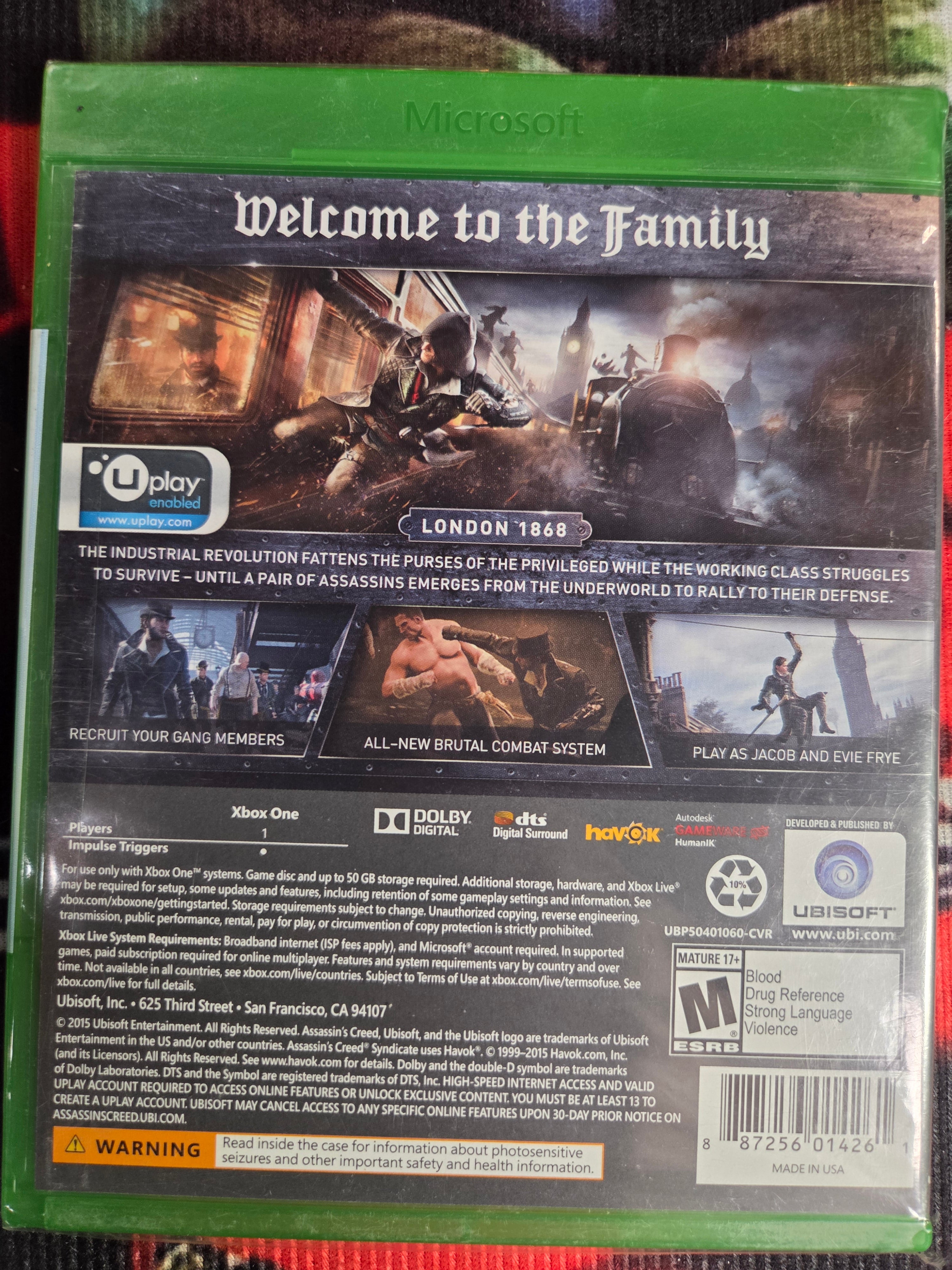 ASSASSIN'S CREED SYNDICATE-XBOX ONE