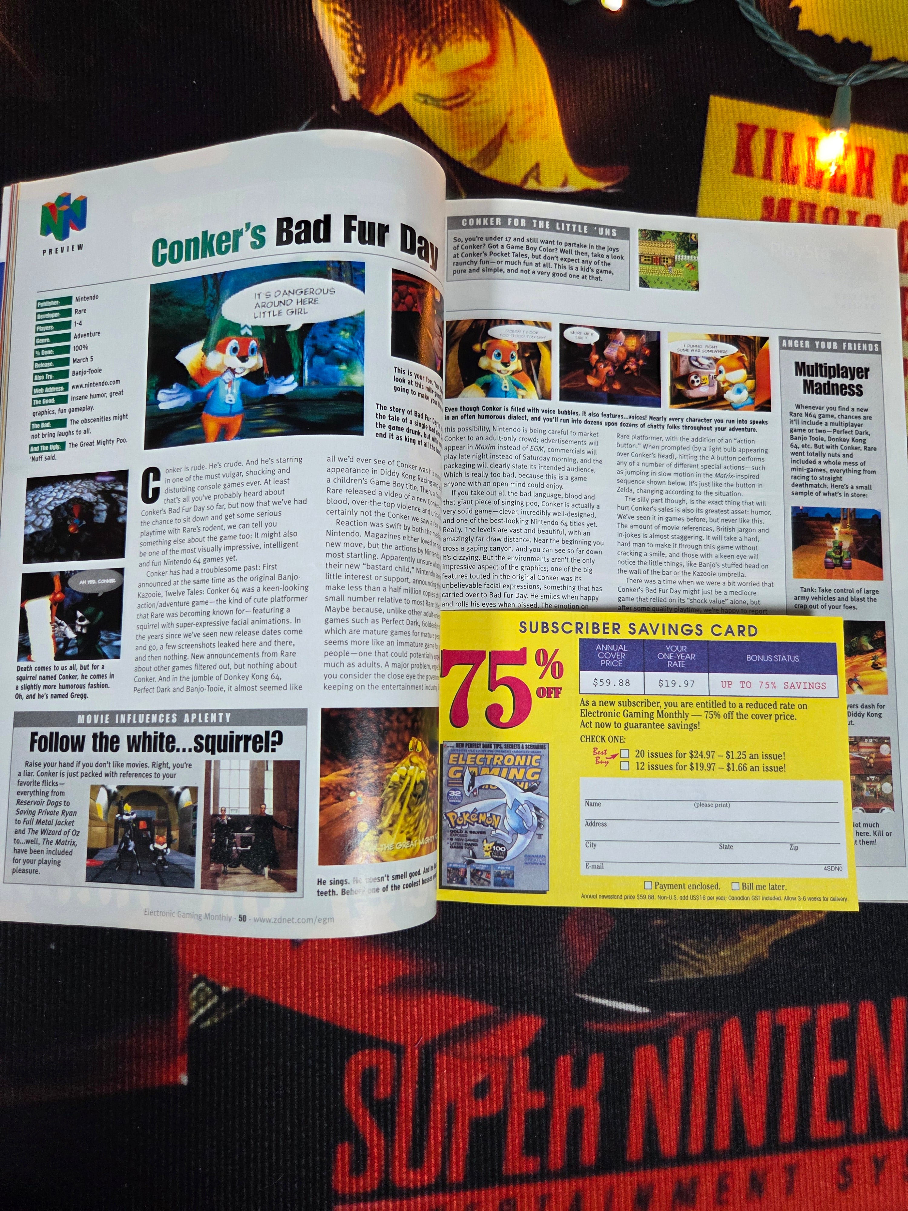 ELECTRONIC GAMING MONTHLY #141 GRAN TURISMO 3