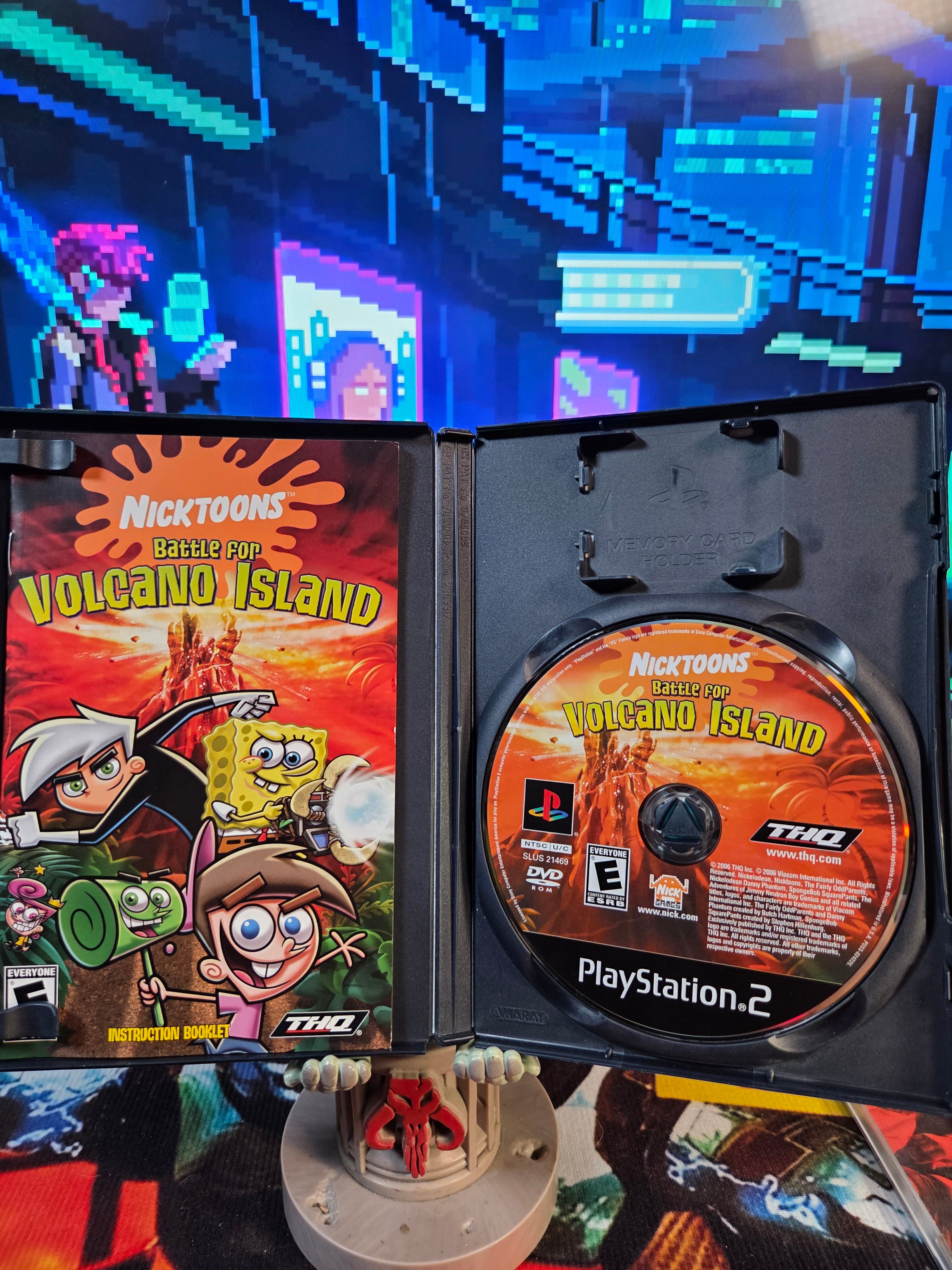 NICKTOONS BATTLE FOR VOLCANO ISLAND-PS2