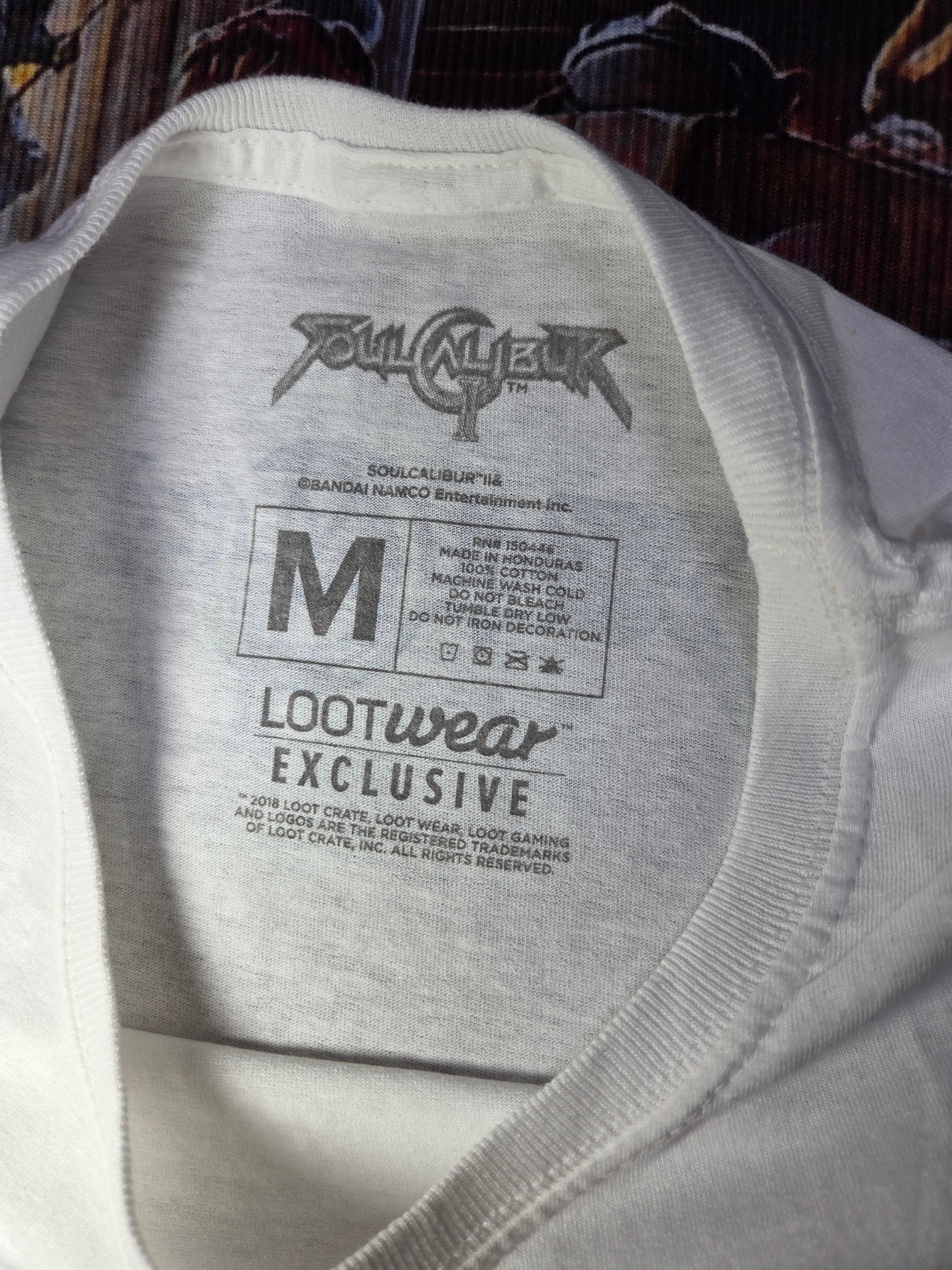 SOUL CALIBUR II 2018 LOOTWEAR EXCLUSIVE SHIRT SIZE MEDIUM