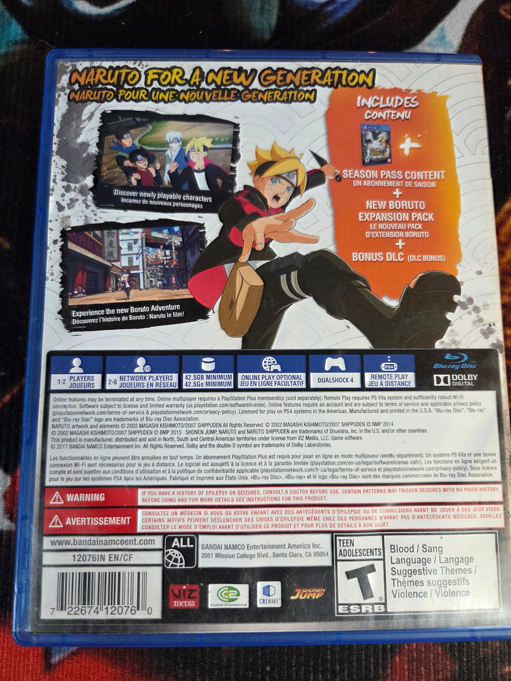 NARUTO SHIPPUDEN ULTIMATE NINJA STORM 4ROAD TO BORUTO-PS4