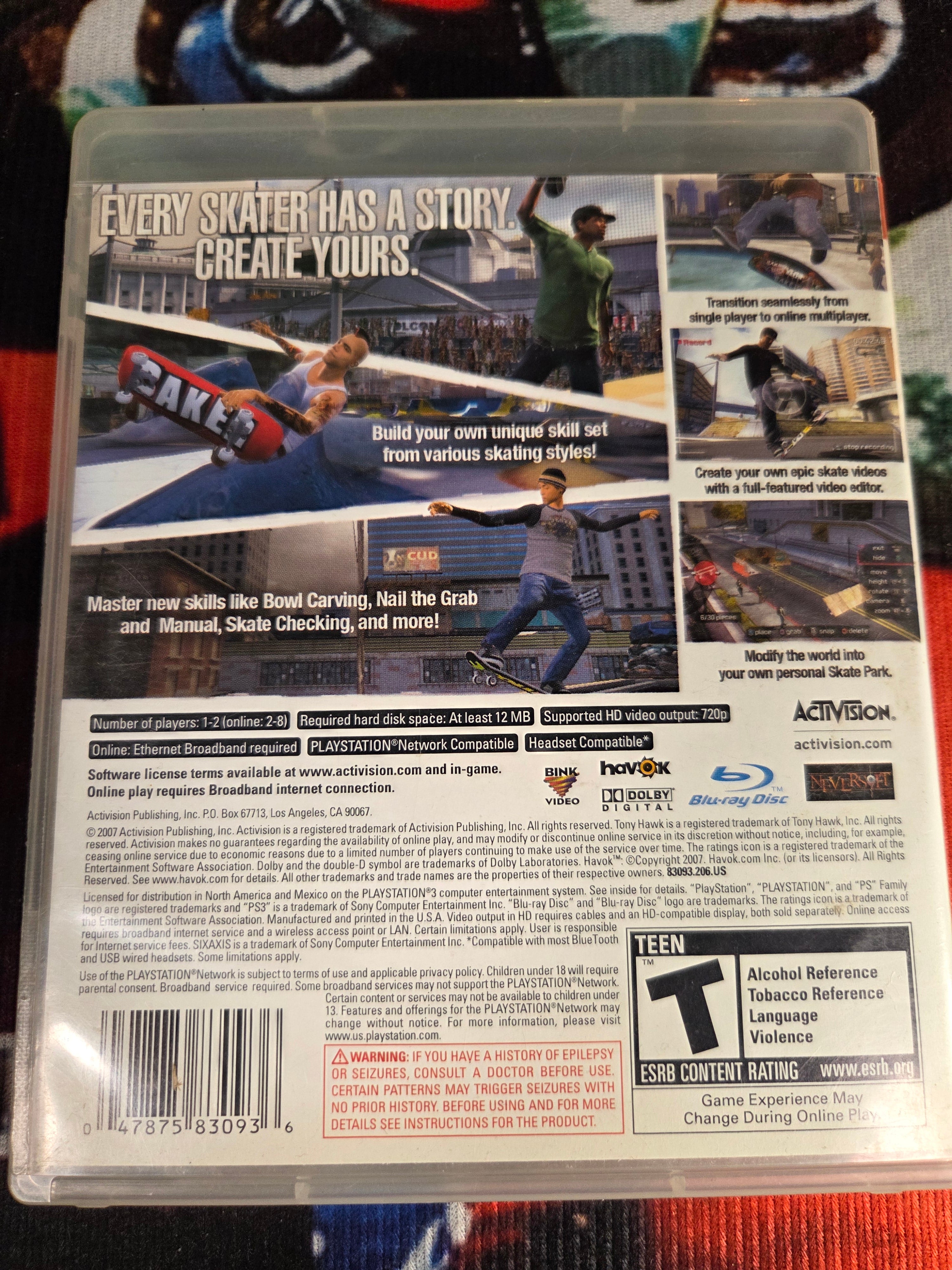 TONY HAWKS PROVING GROUNDS-PS3