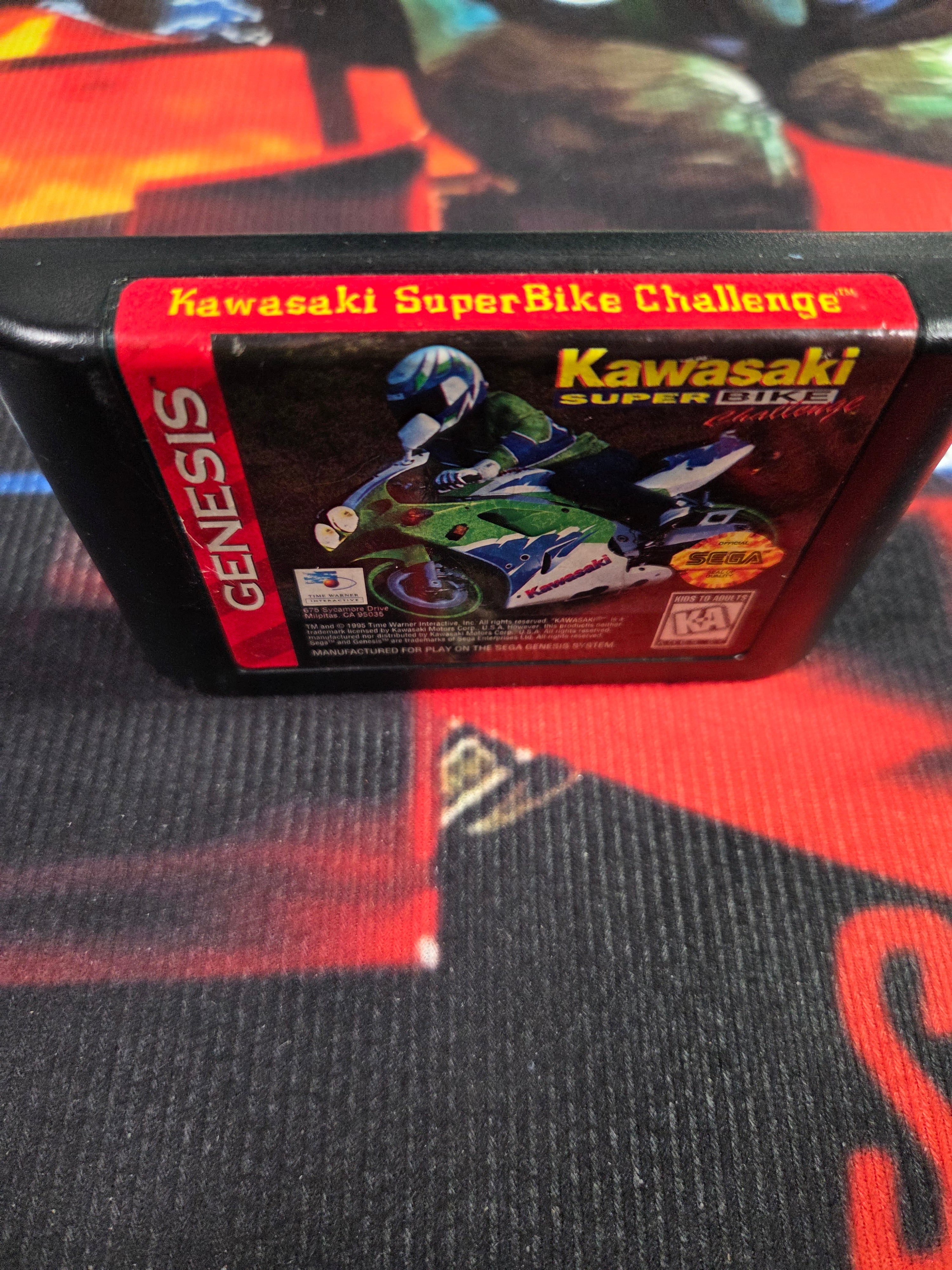 KAWASAKI SUPERBIKE CHALLENGE-SEGA GENESIS