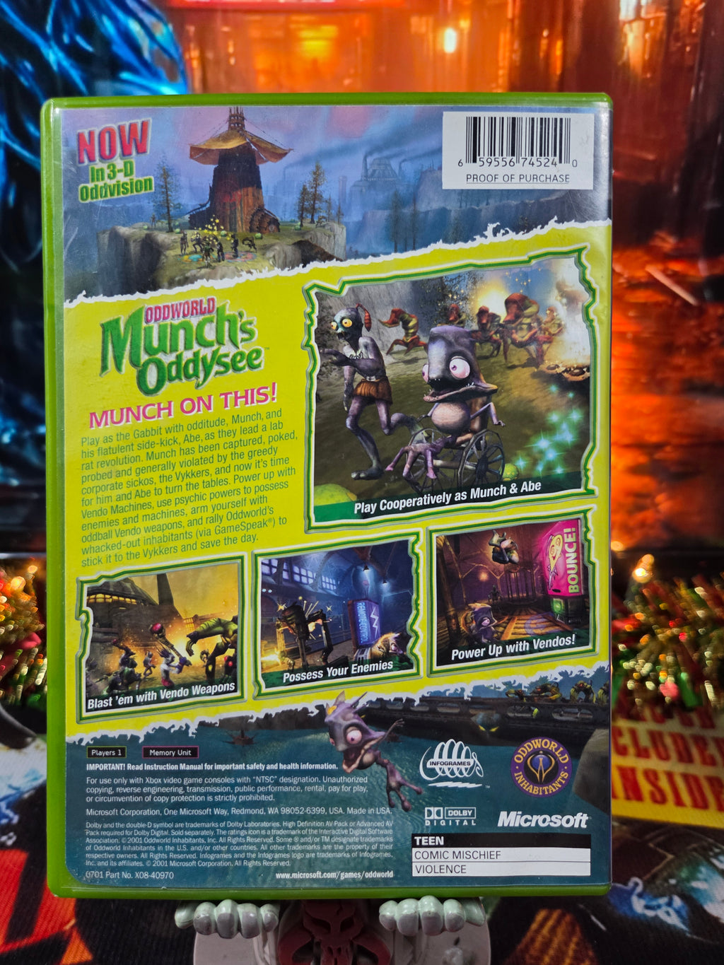 ODDWORLD MUNCH's ODYSSEE-XBOX