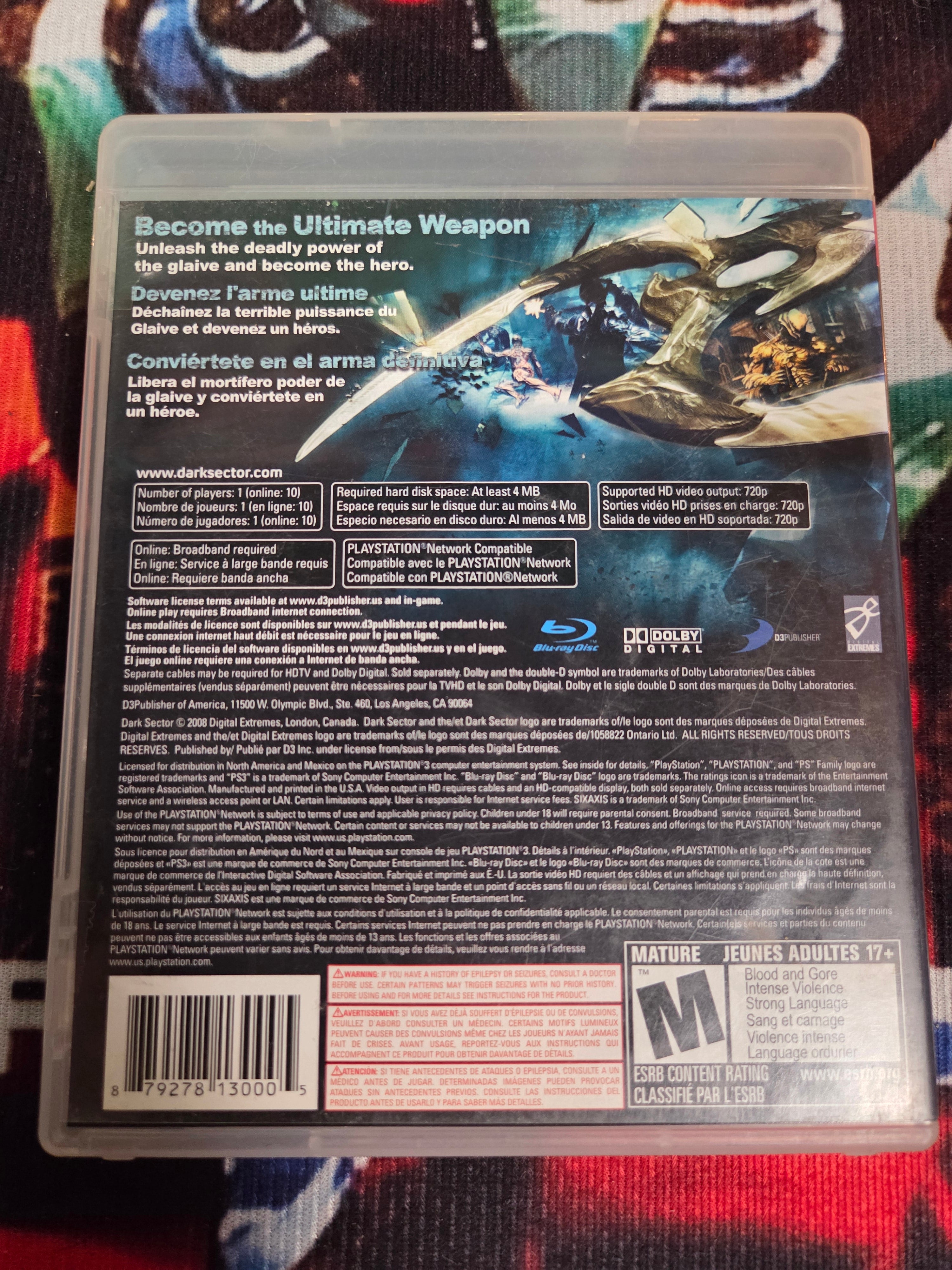 DARK SECTOR-PS3