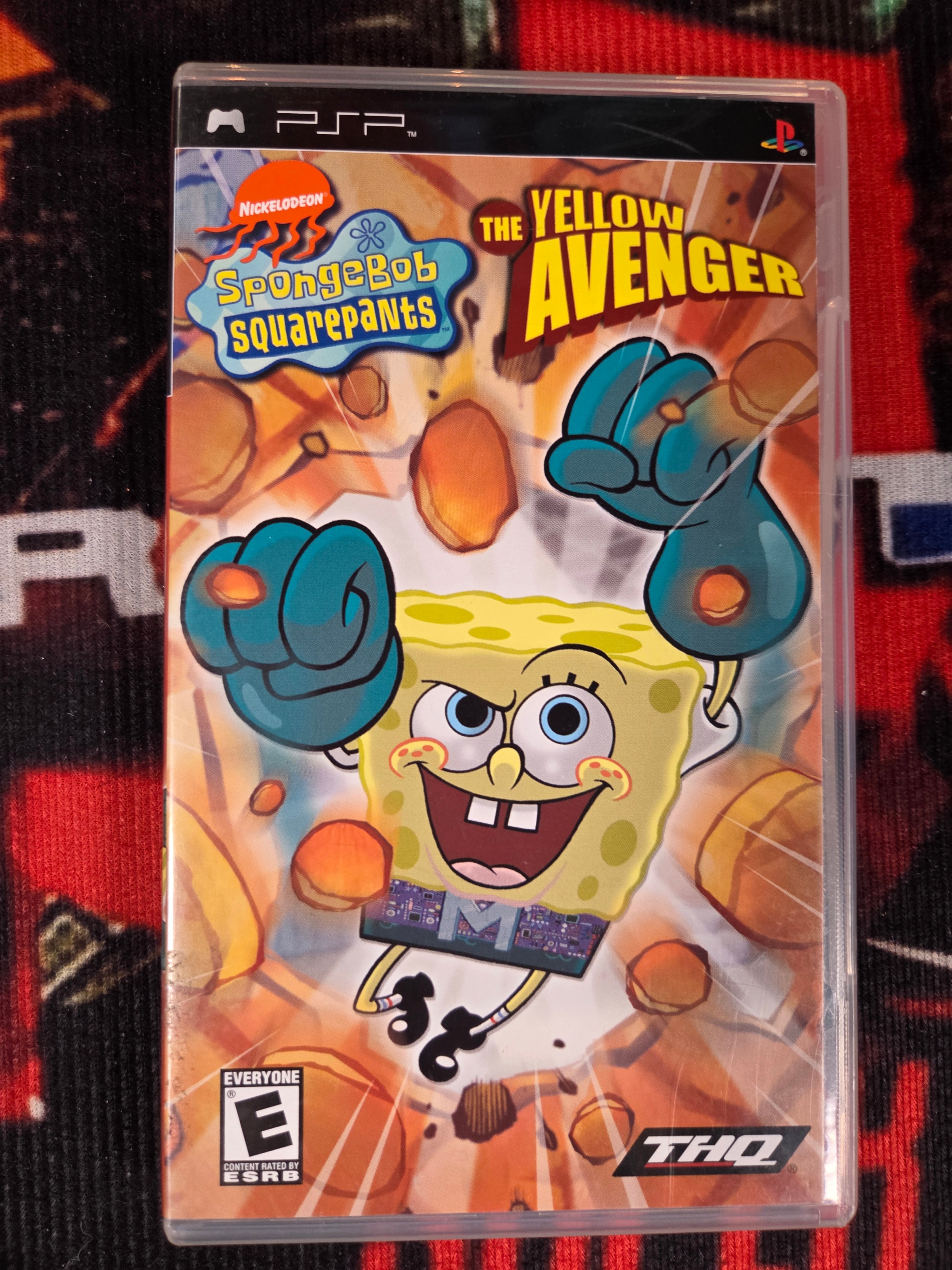SPONGEBOB SQUAREPANTSTHE YELLOW AVENGER-PSP