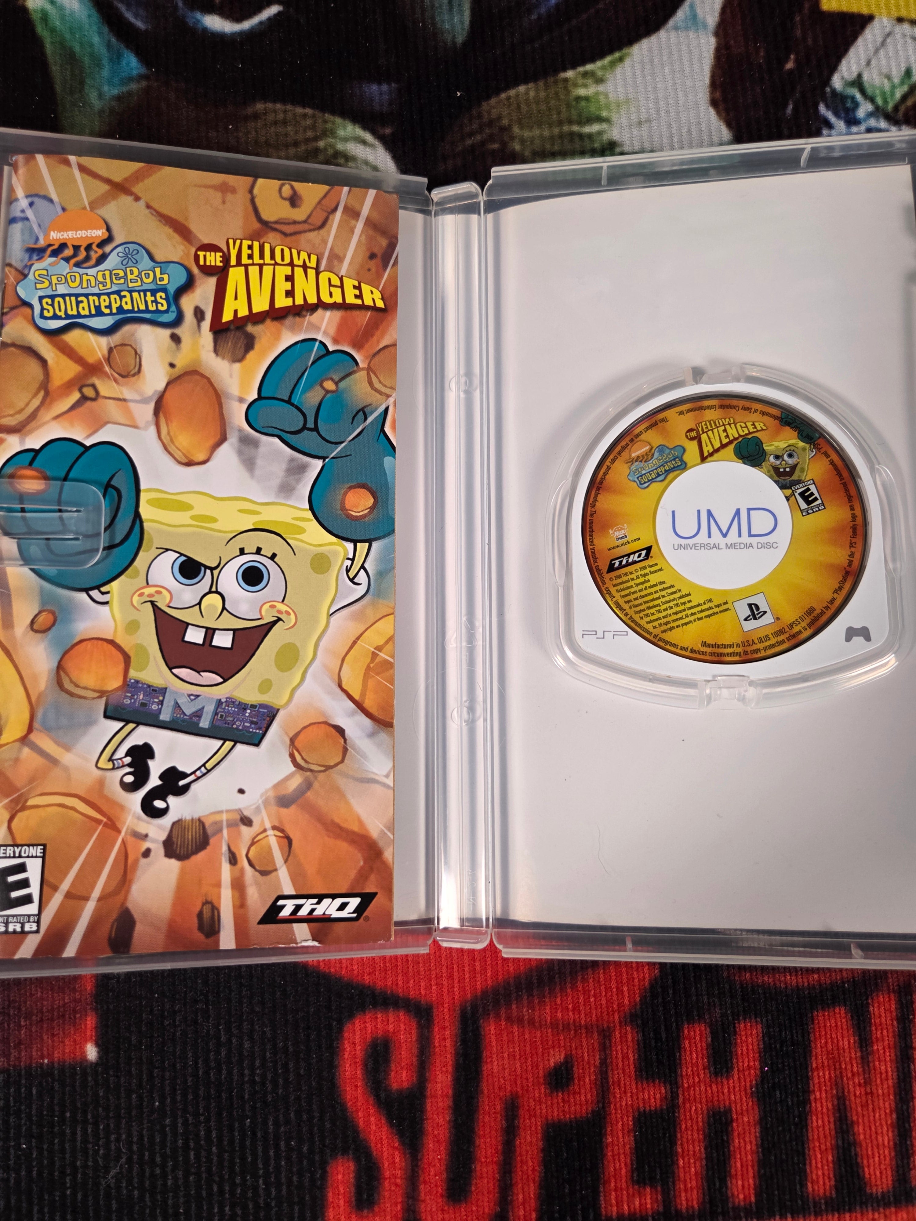 SPONGEBOB SQUAREPANTSTHE YELLOW AVENGER-PSP