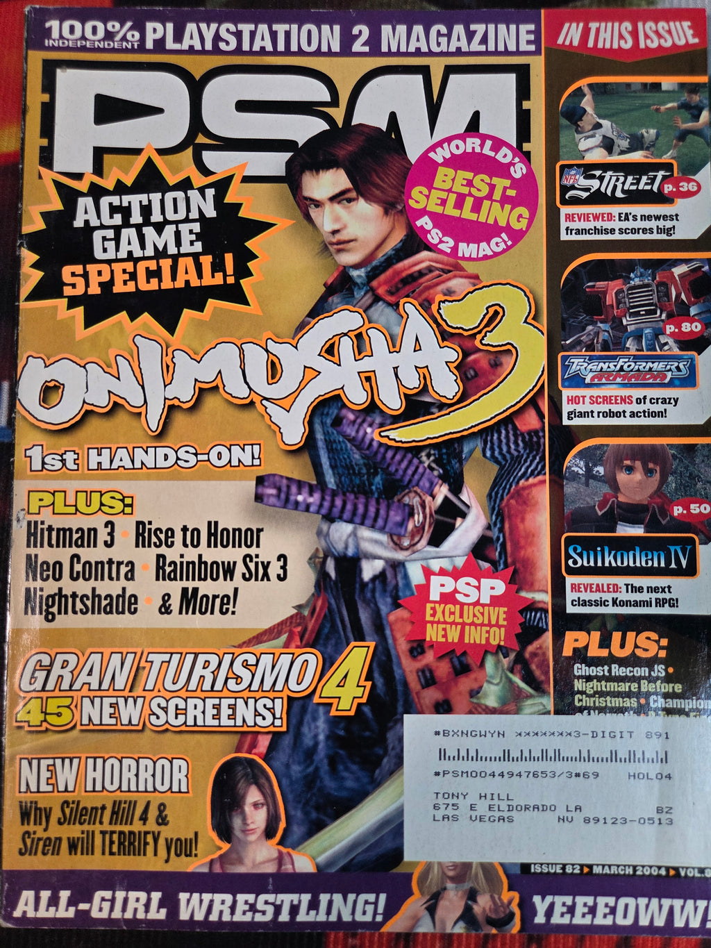 PSM #82 ONIMUSHA 3