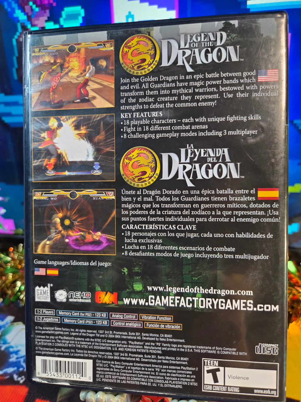 LEGEND OF DRAGON-PS2