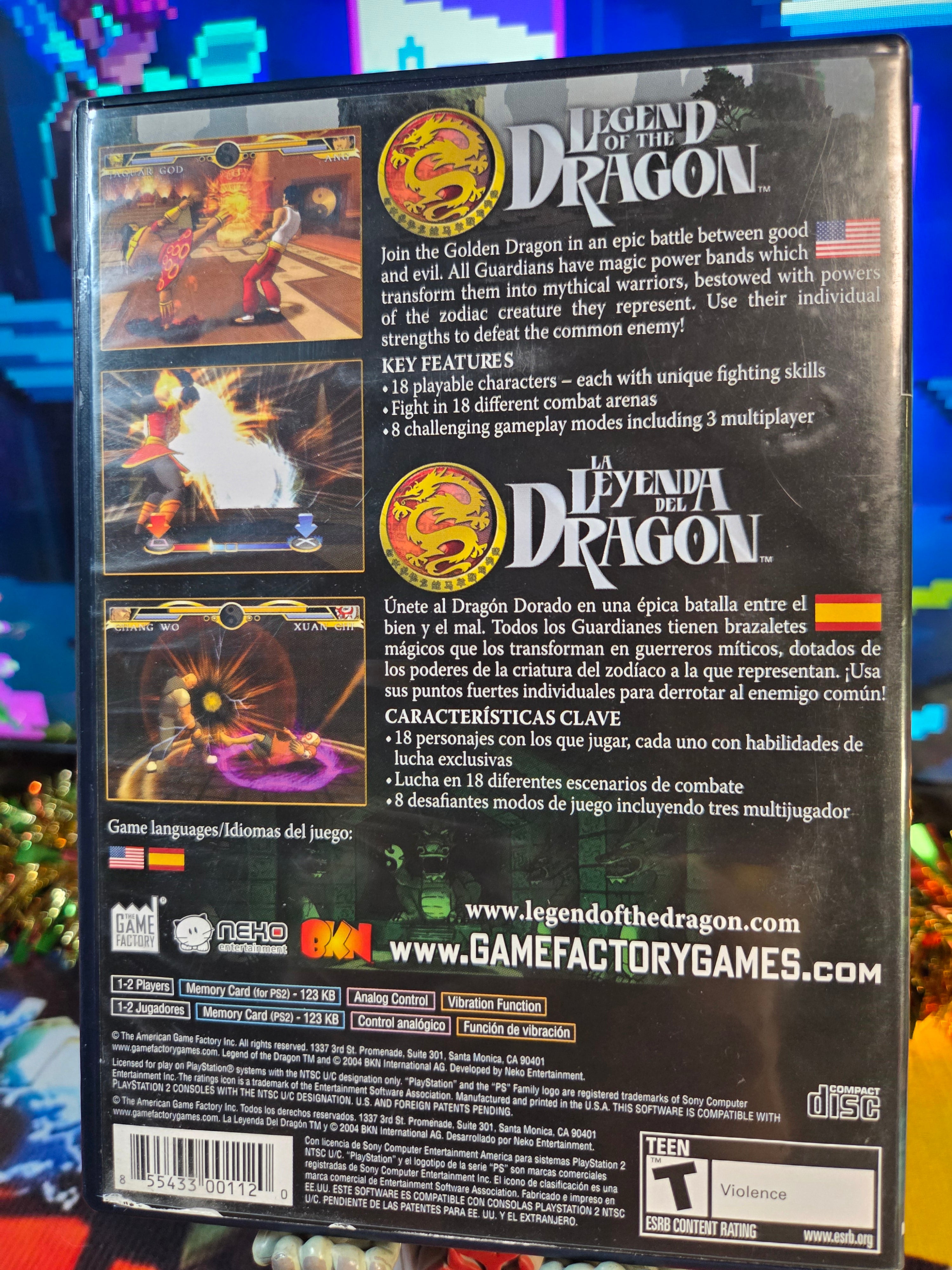 LEGEND OF DRAGON-PS2