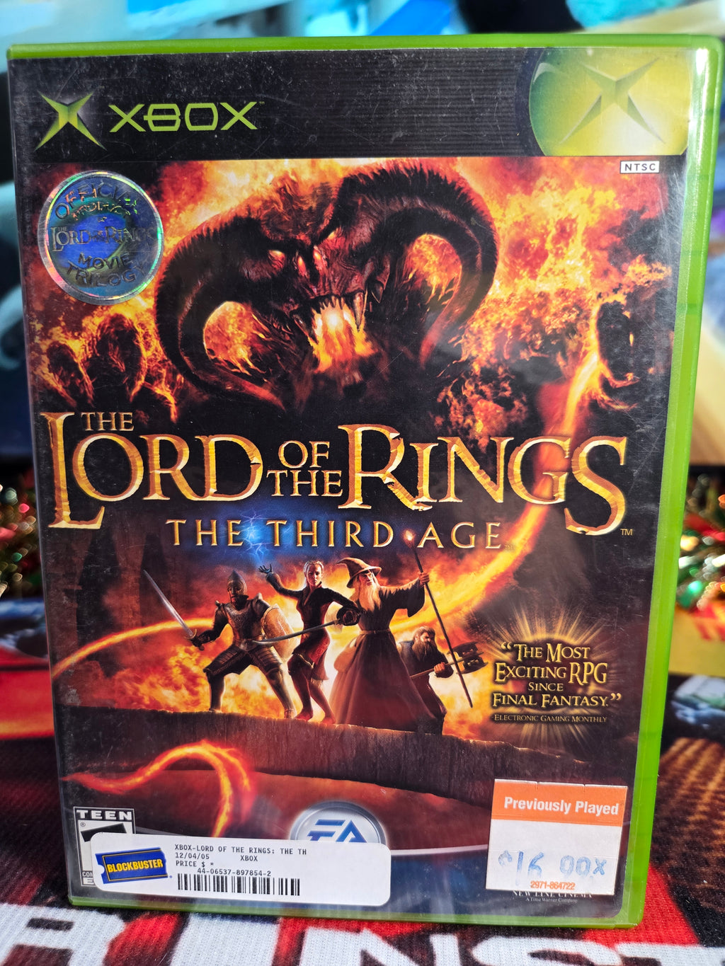 LORD OF THE RINGS THE THIRD AGE-XBOX