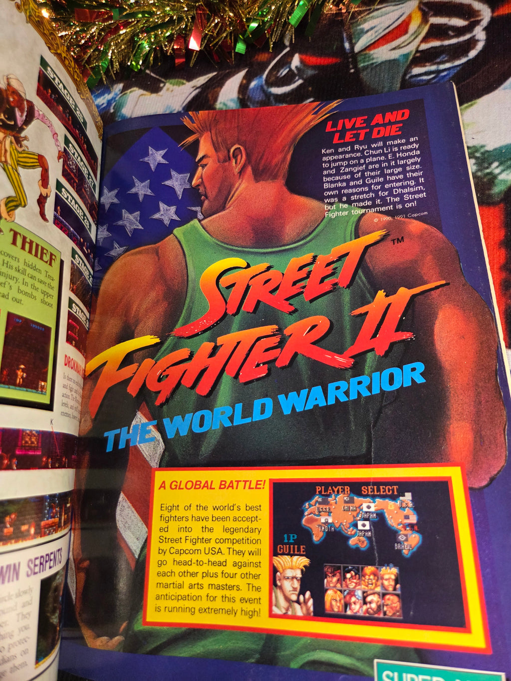 NINTENDO POWER #38 STREET FIGHTER II