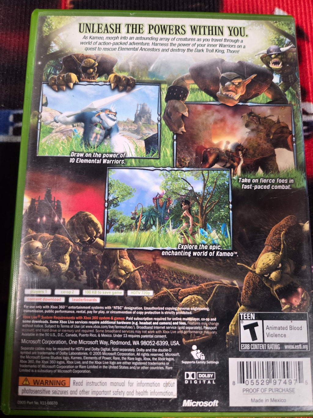 KAMEO ELEMENTS OF POWER-XBOX 360