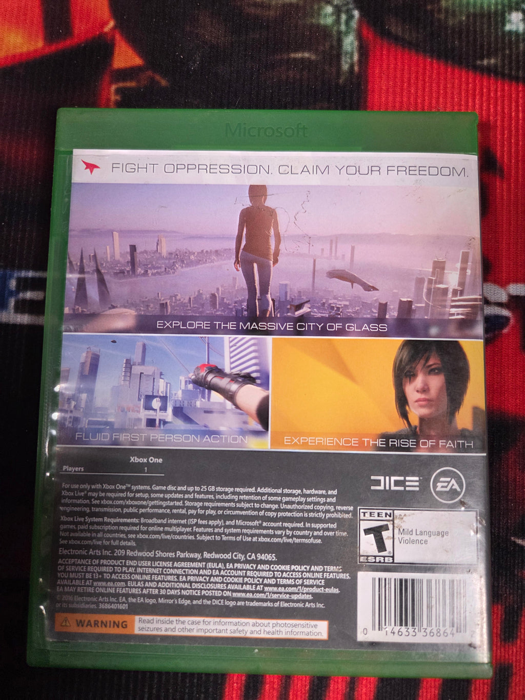 MIRRORS EDGE CATALYST-XBOX ONE
