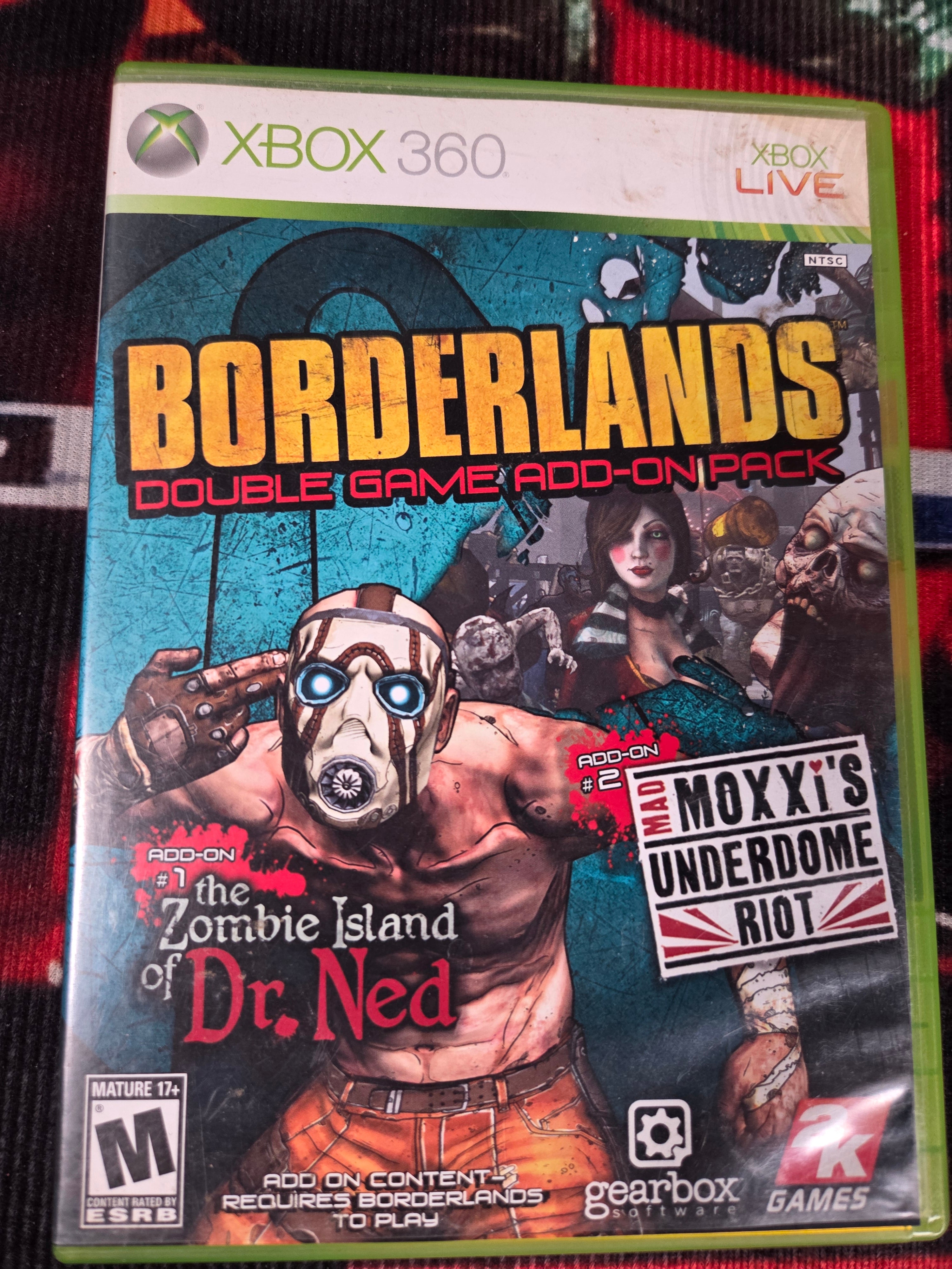BORDERLANDS DOUBLE GAME ADD ON PACK-XBOX 360