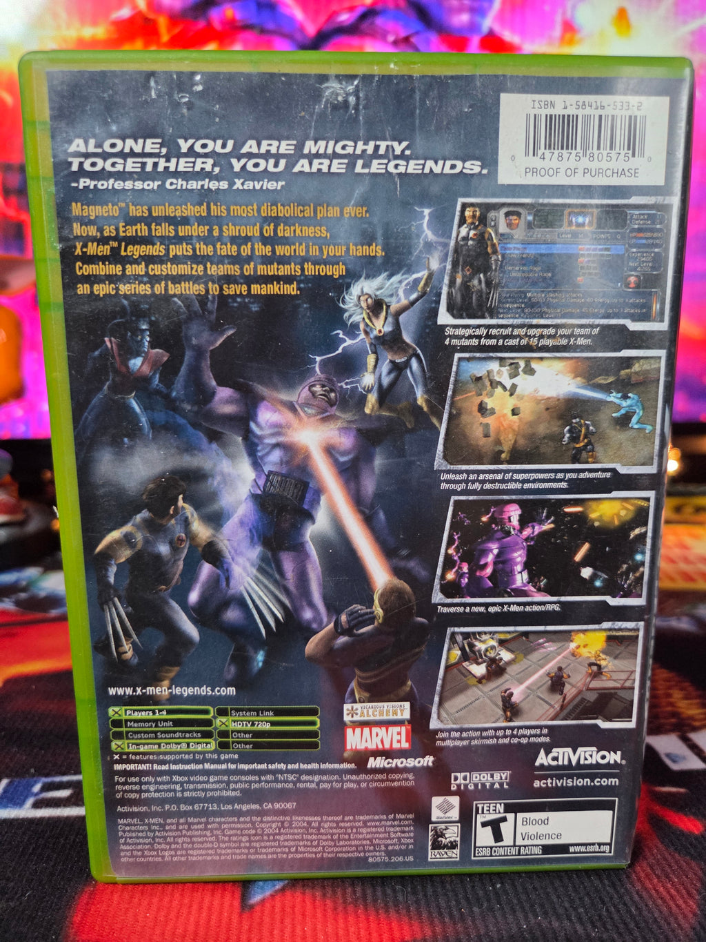 XMEN LEGENDS-XBOX