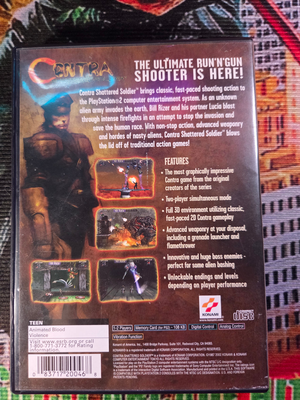 CONTRA SHATTERED SOULS-PS2