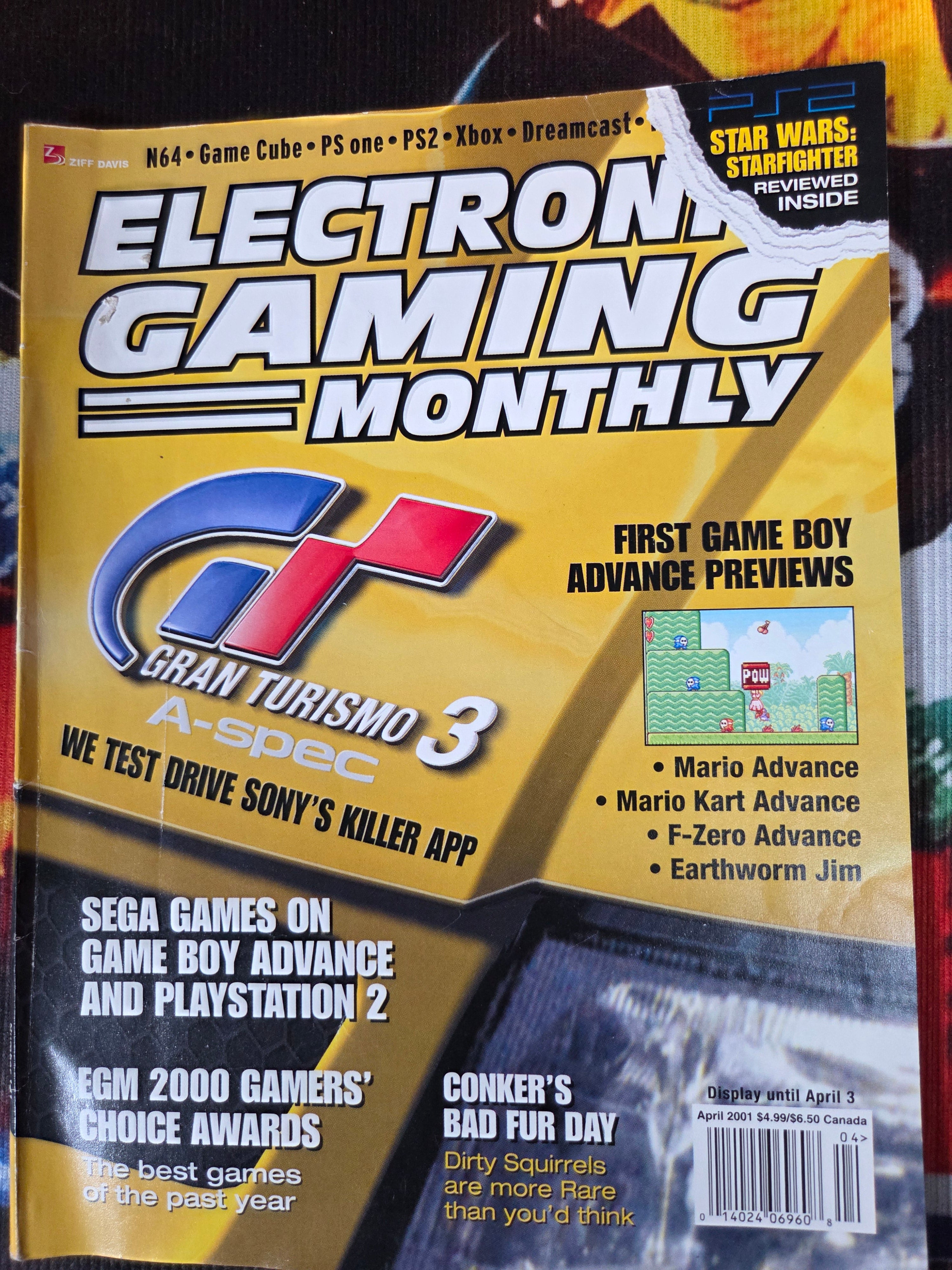 ELECTRONIC GAMING MONTHLY #141 GRAN TURISMO 3