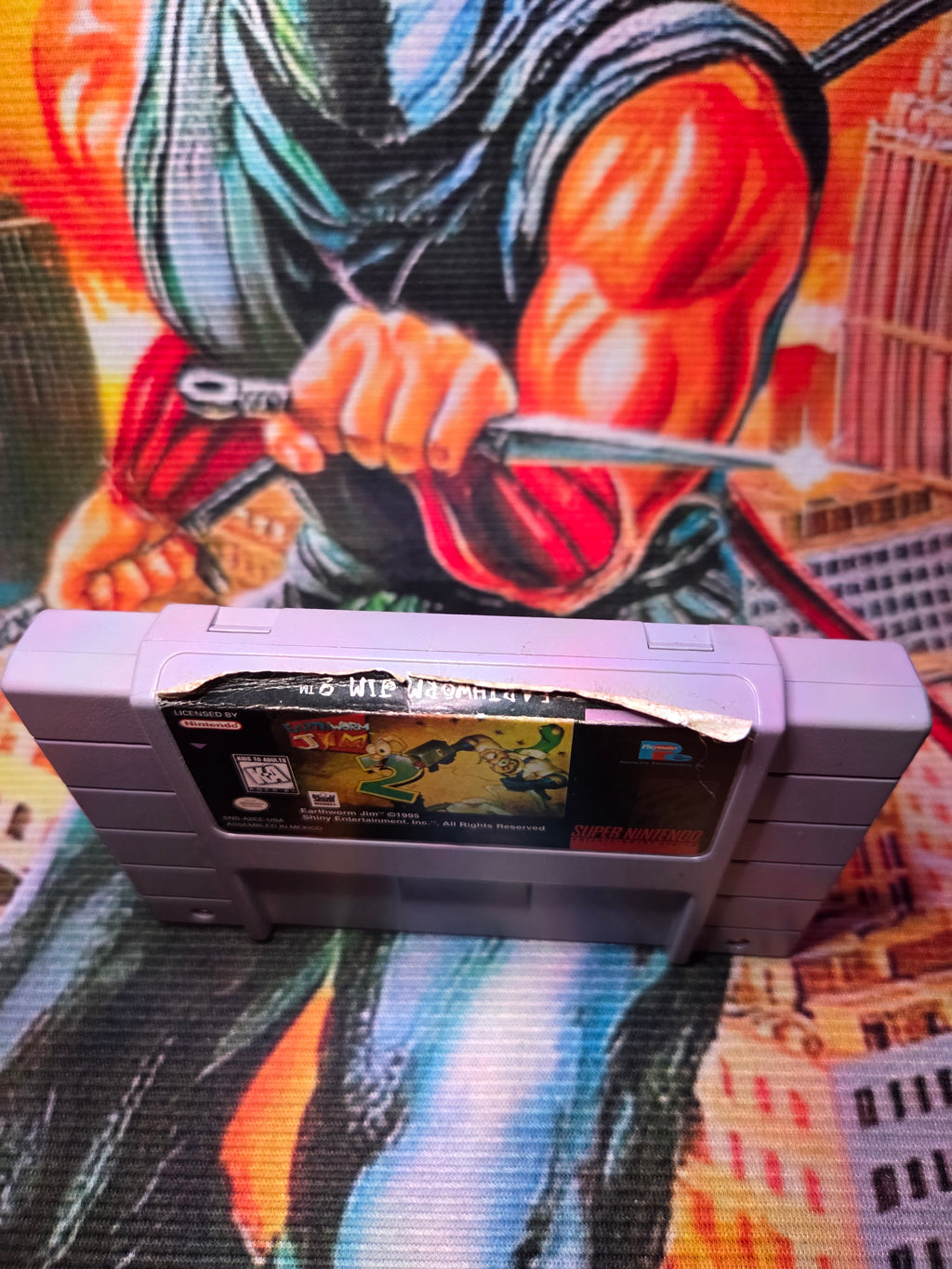 EARTHWORM JIM 2-SNES