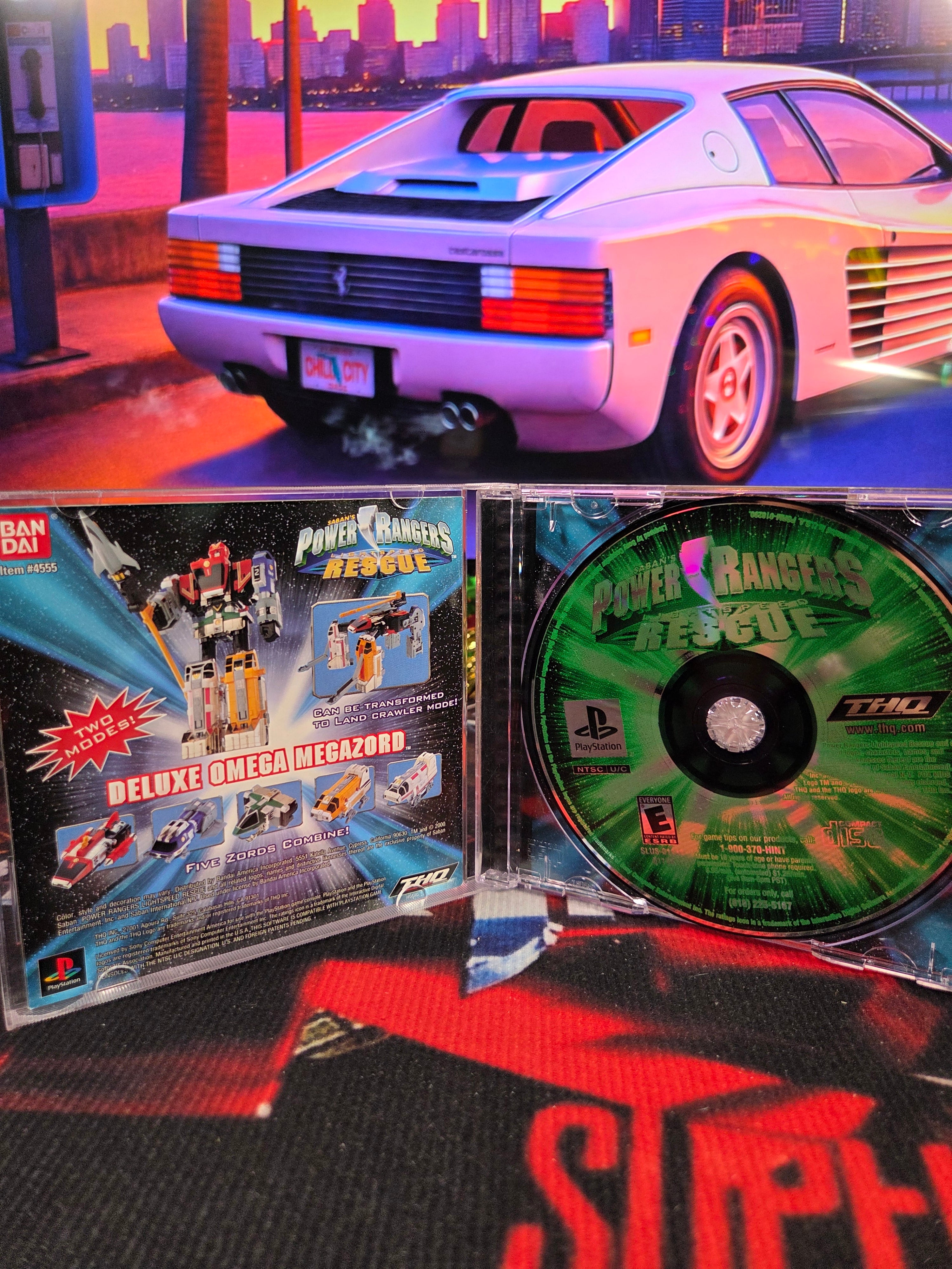 POWER RANGERS RESCUE-PS1
