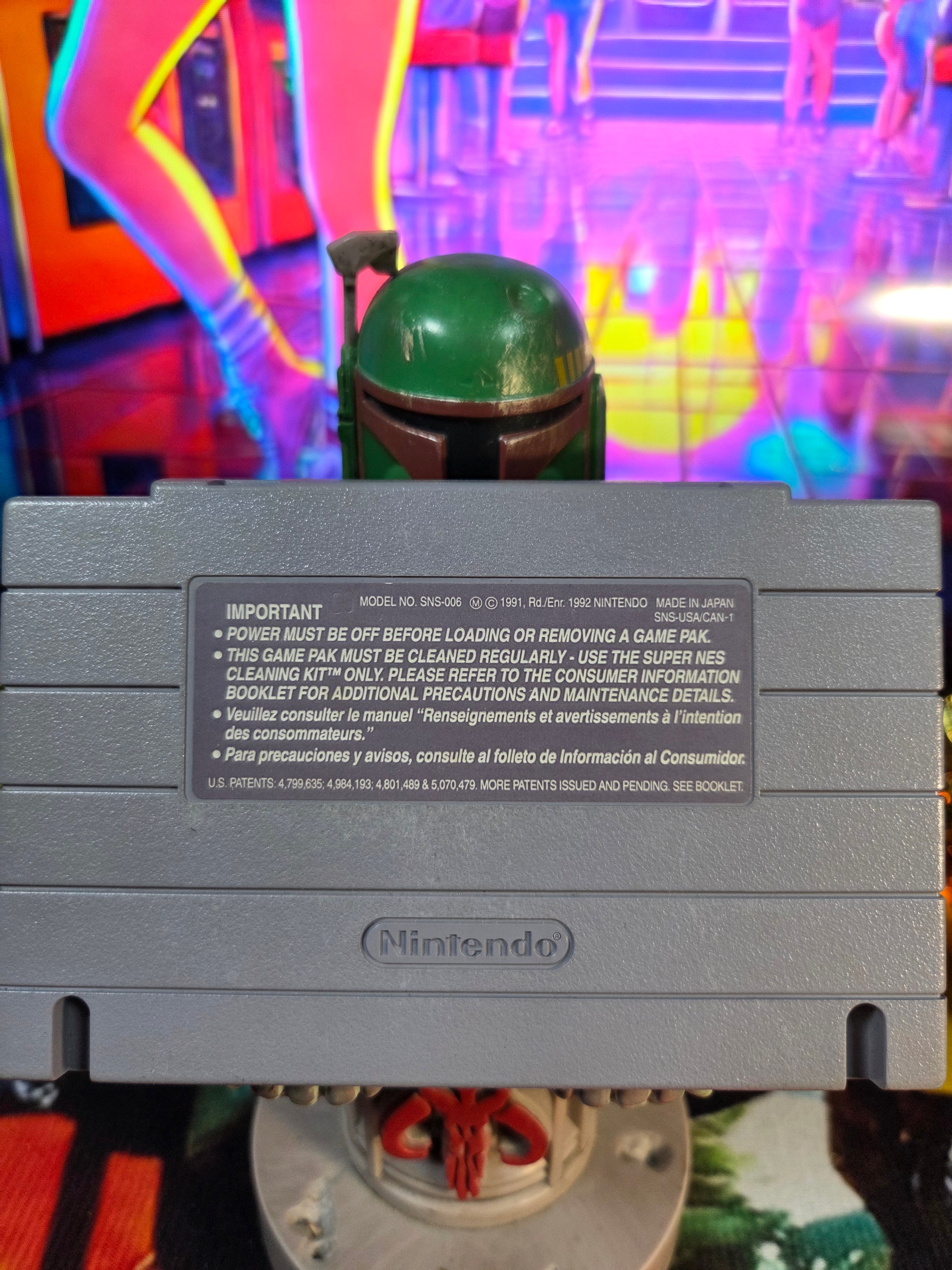 TURN AND BURN NO FLY ZONE-SNES