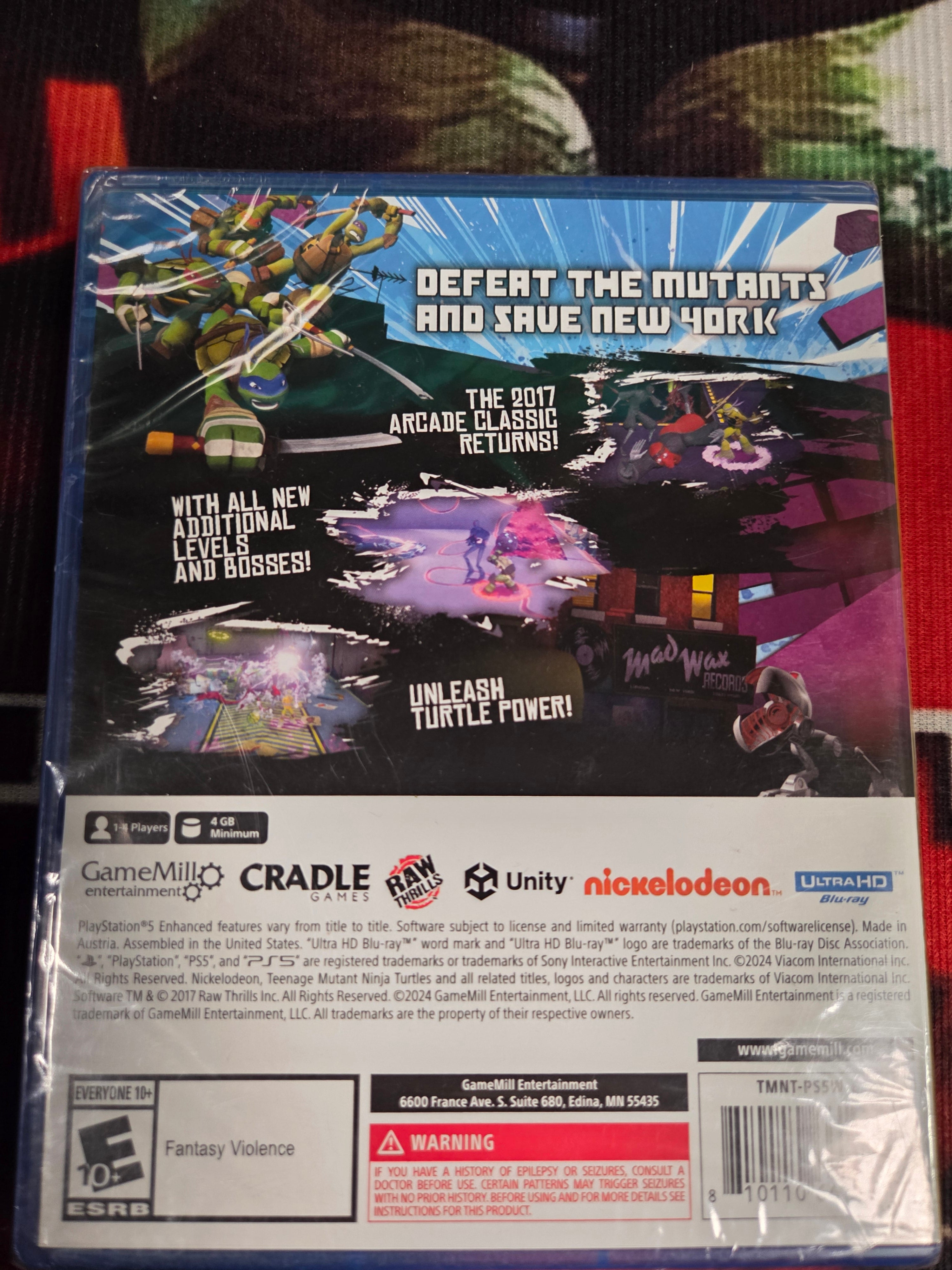 TEENAGE MUTANT NINJA TURTLES WRATH OF THE MUTANTS-PS5
