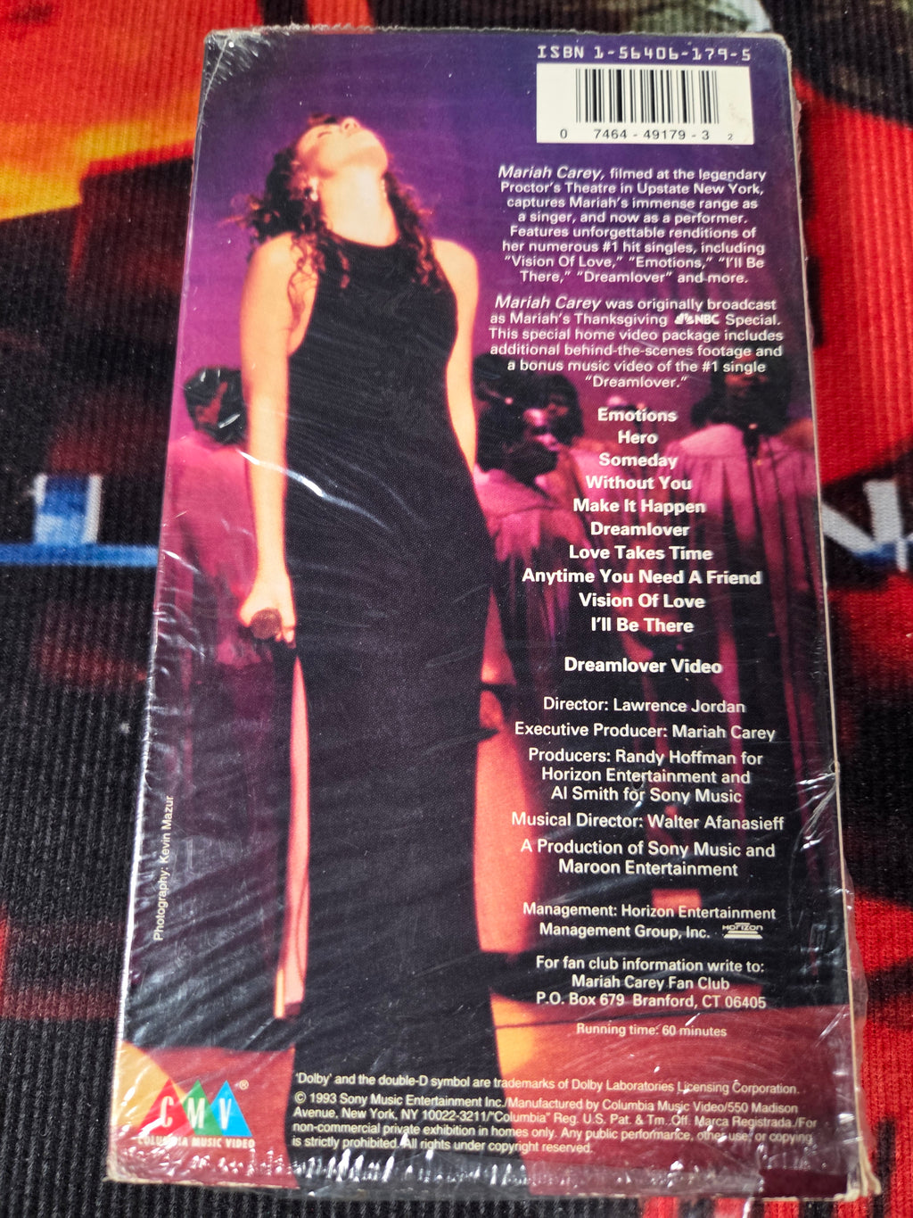 MARIAH CAREY 1993 NBC THANKSGIVING SPECIAL-VHS