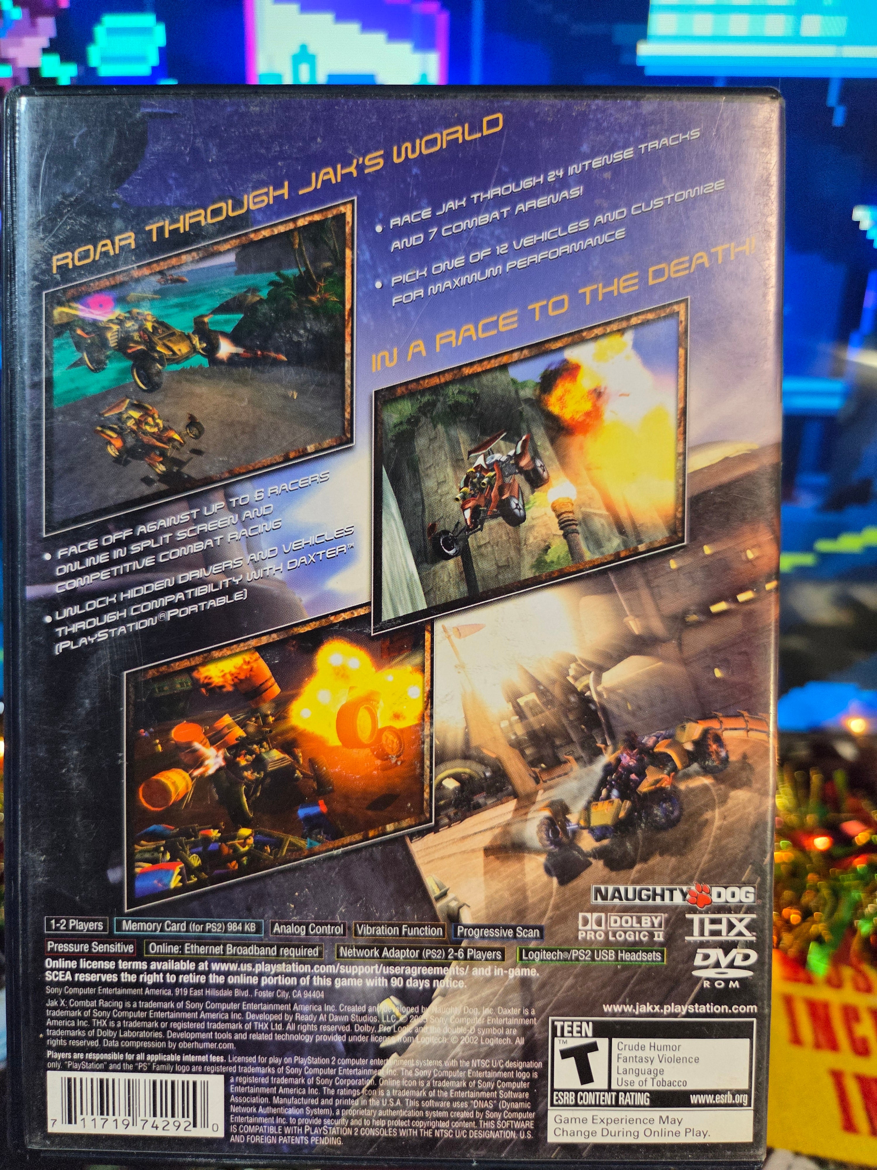 JAK X COMBAT RACING-PS2
