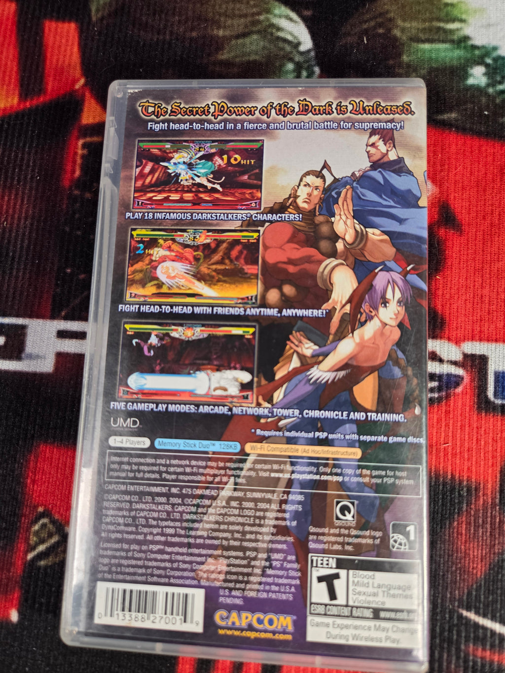 DARKSTALKERS CHRONICLE THE CHAOS TOWER-PSP