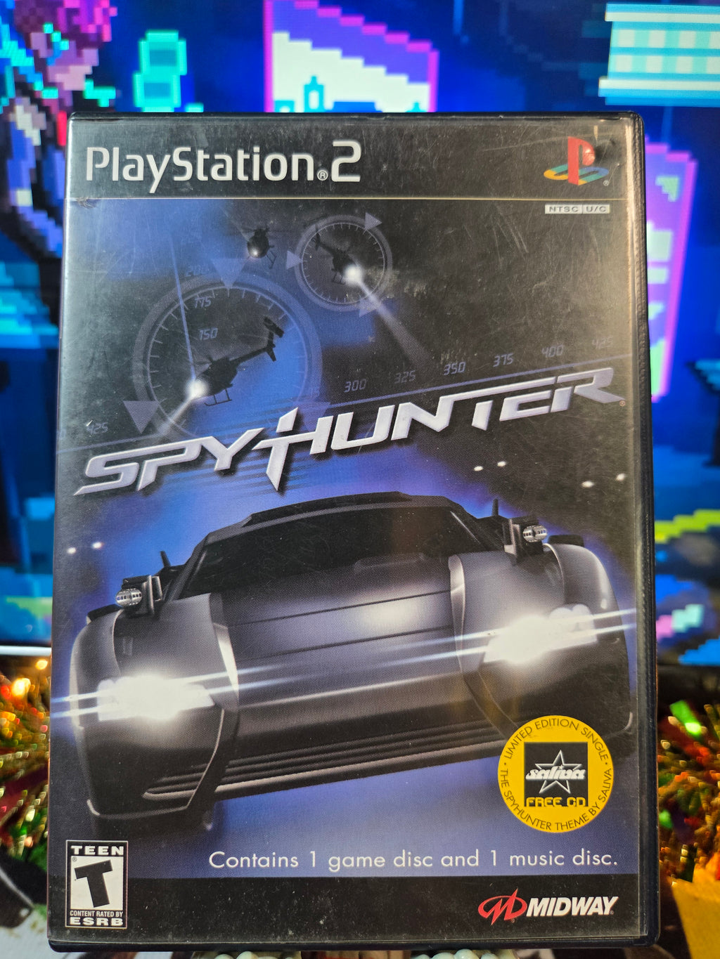 SPY HUNTER LIMITED EDITION WITH SALIVA CD-PS2