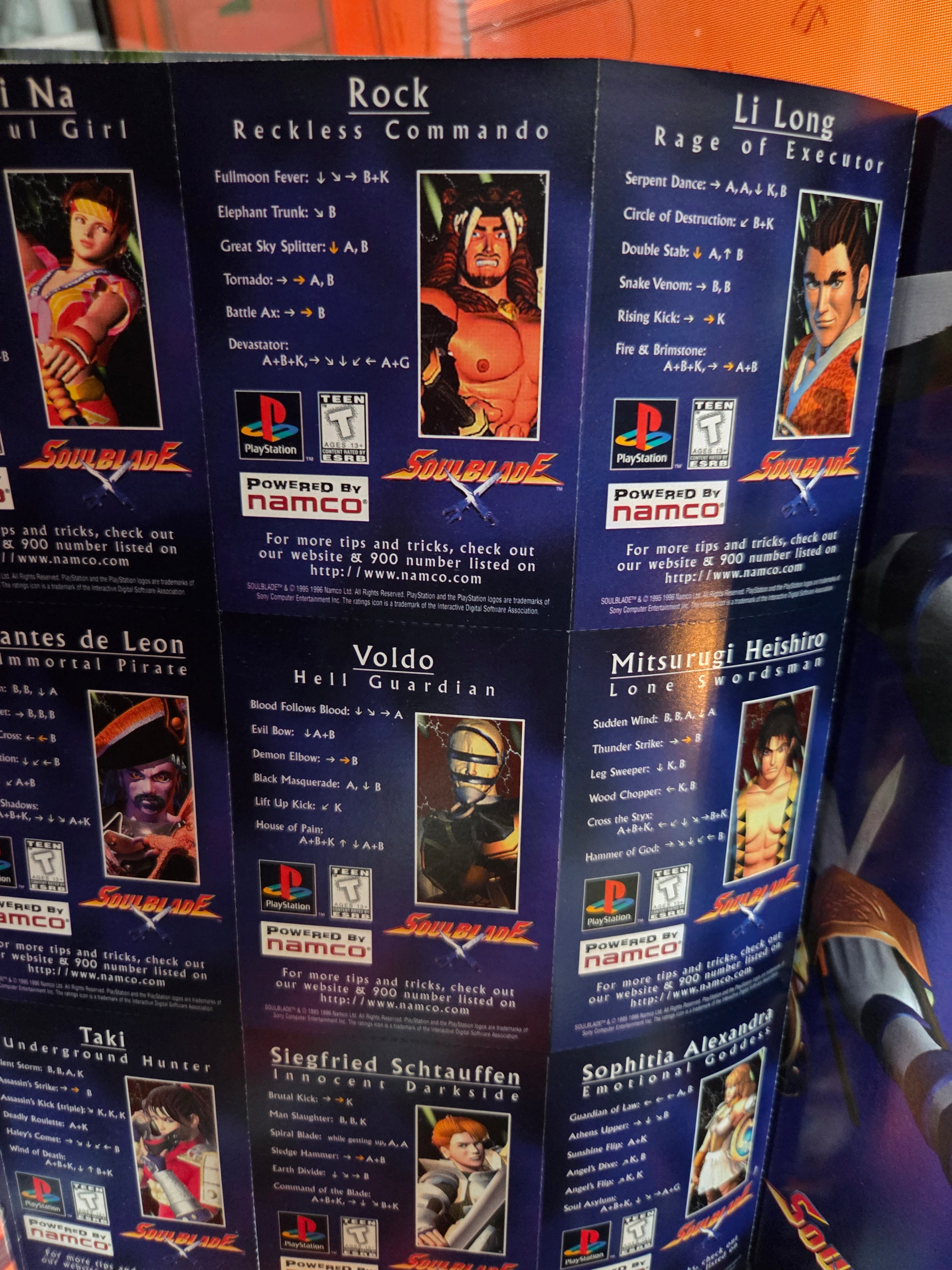 GAMEPRO #103 SOUL BLADE WITH CARDS & POSTER