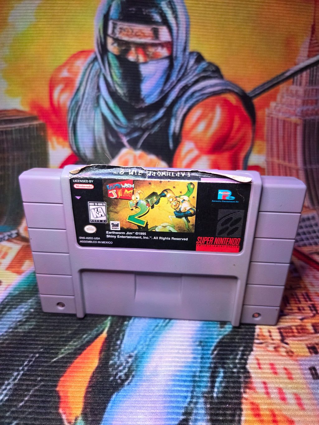EARTHWORM JIM 2-SNES