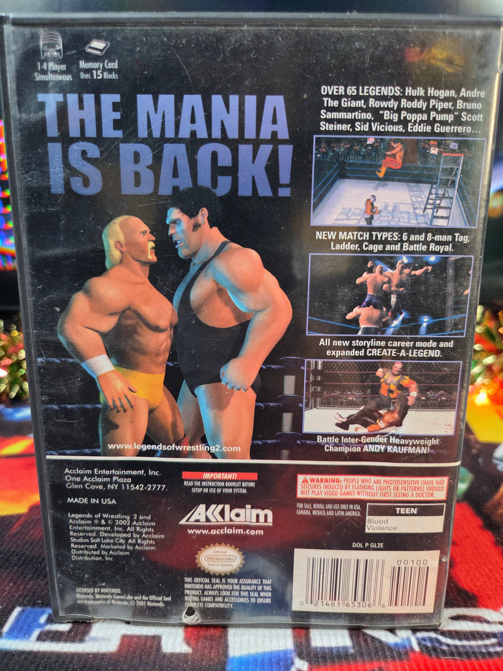 LEGENDS OF WRESTLING II-GAMECUBE